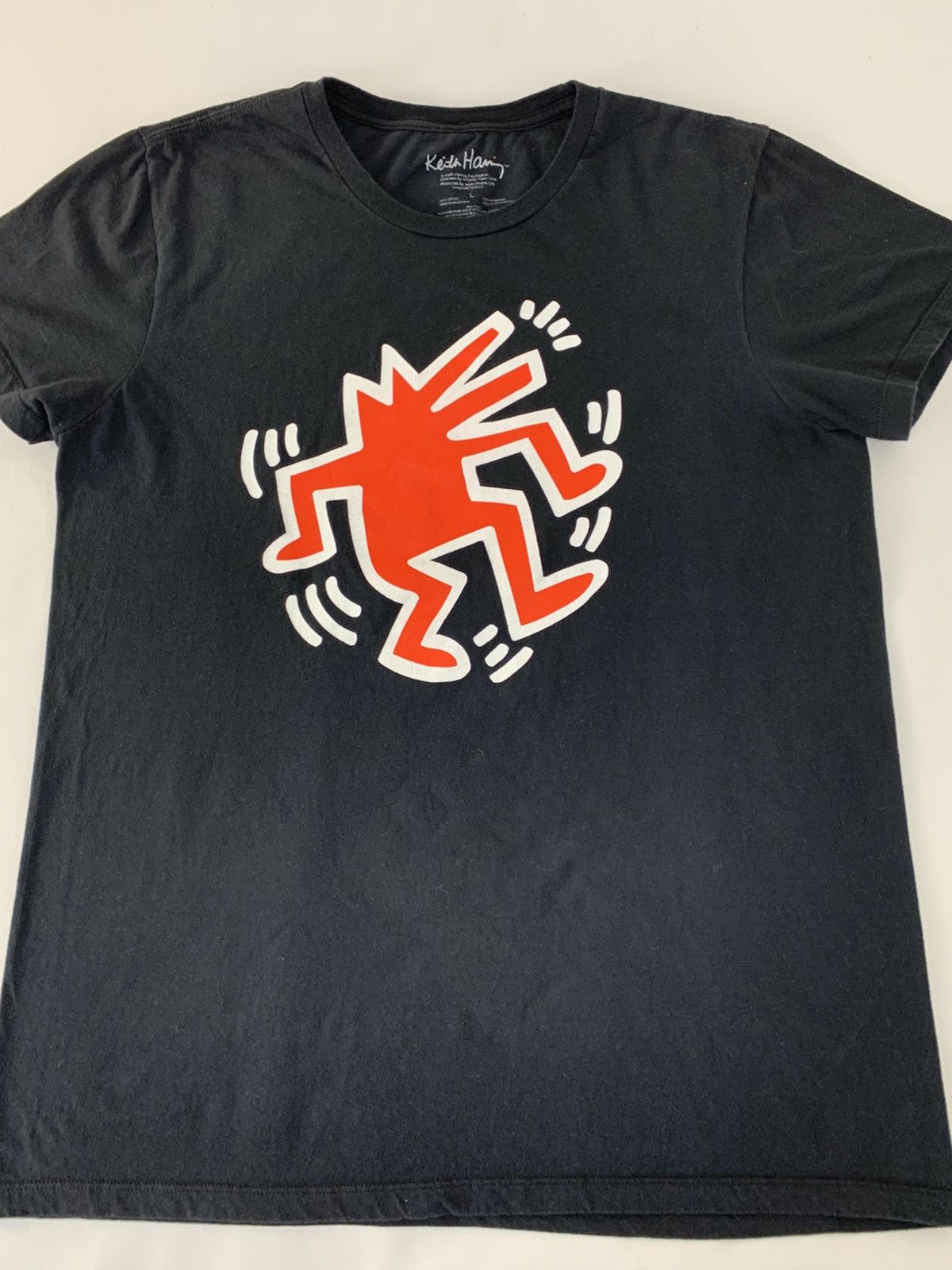 Keith Haring Keith Haring Dancing Dog Big Logo Crewneck Printed Tee Size US L / EU 52-54 / 3 - 3 Thumbnail