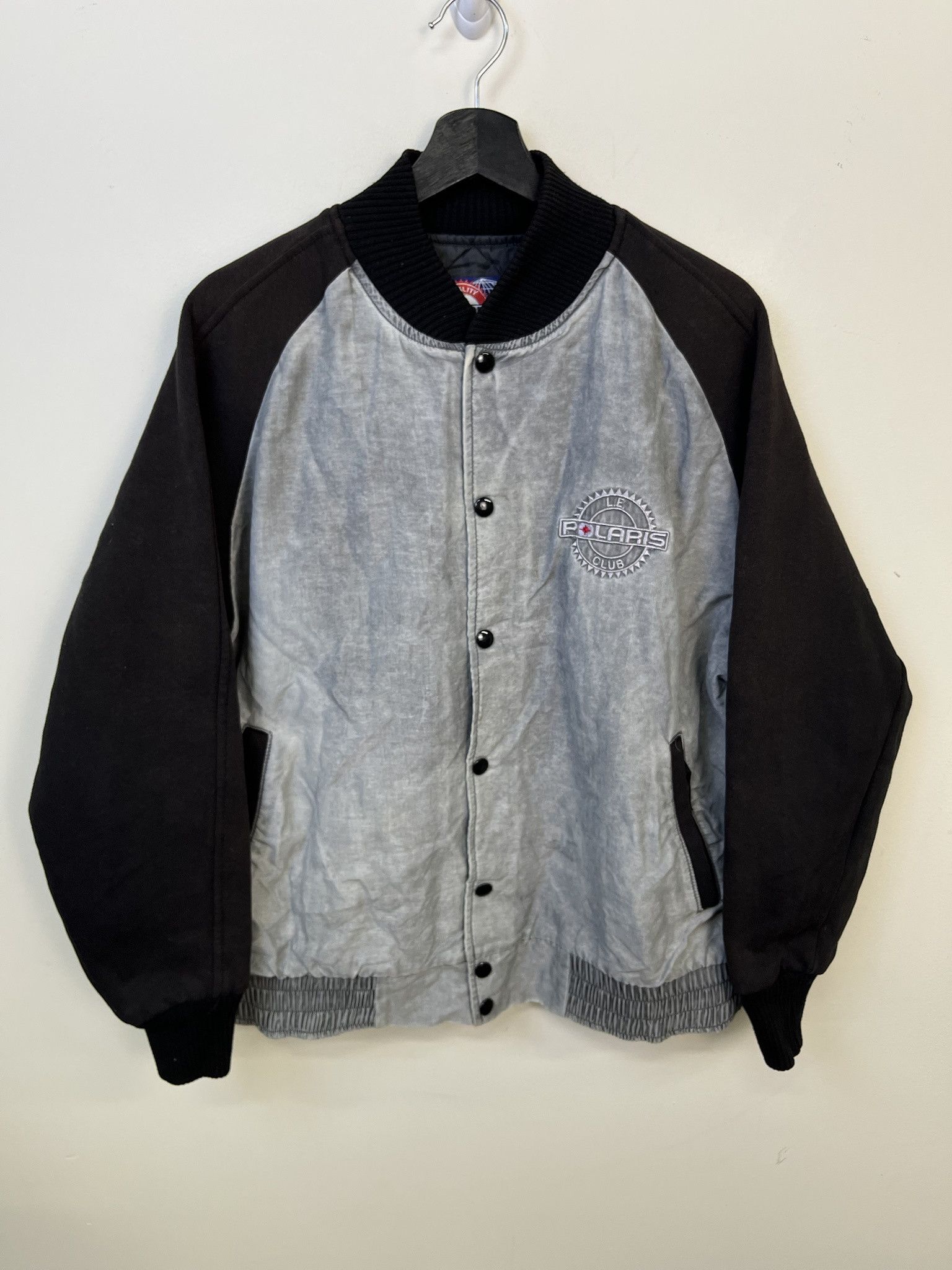 Vintage Vintage Jacket 1990s PolariS Sun Bleached Varsity Style Jacket Size L Size US L / EU 52-54 / 3 - 1 Thumbnail