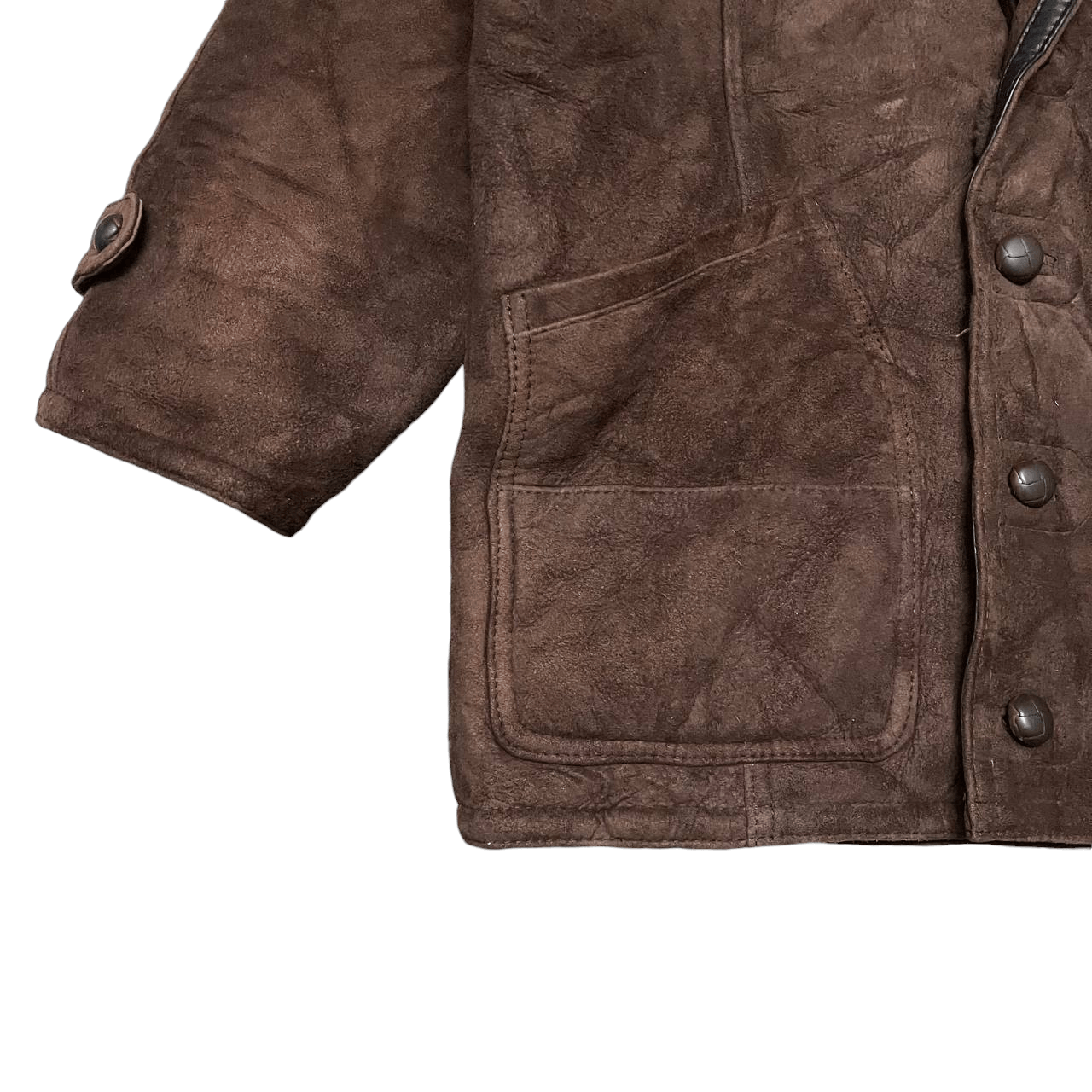 Leather Vintage Sheepskin Coat Leather Jacket Shearling Size US S / EU 44-46 / 1 - 3 Thumbnail