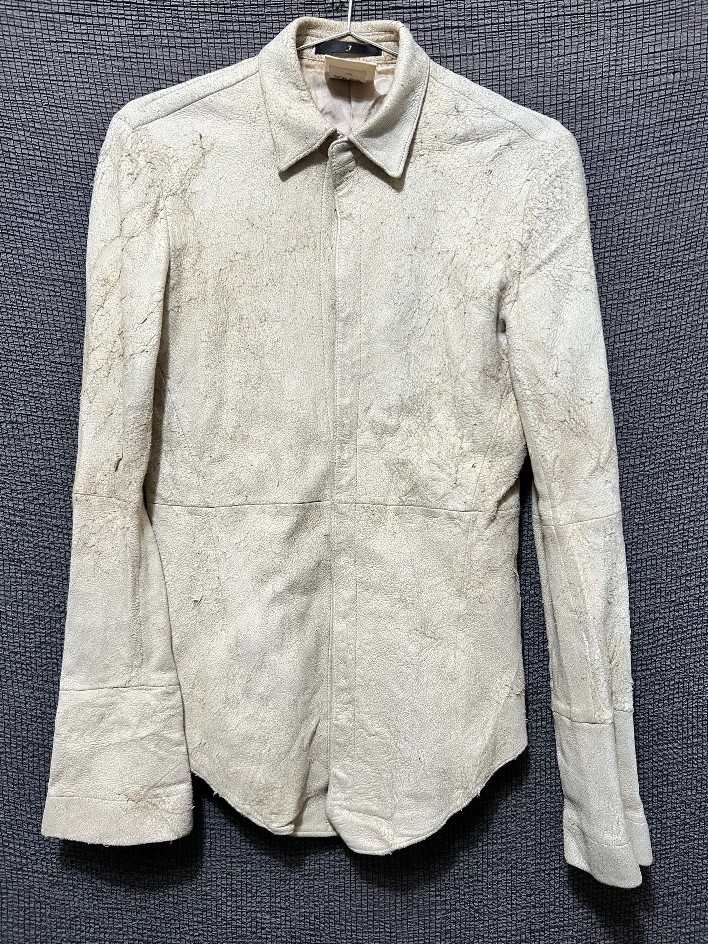 Julius_7 Distressed Leather Jacket