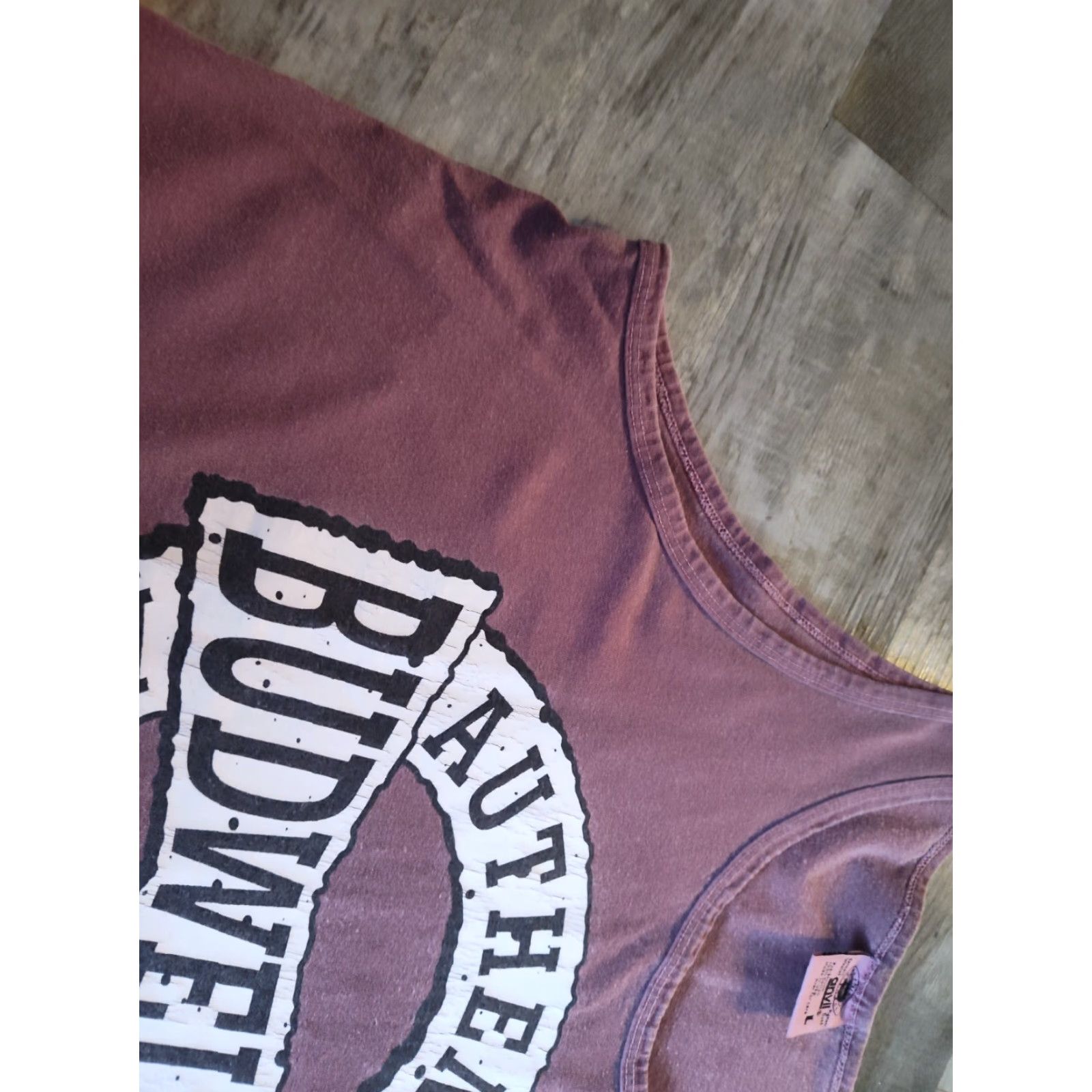 Anvil VINTAGE Budweiser Anvil Tank Top Shirt Men L 3D Emblem Graphic Red Made in USA 1990s Beer NFL Harley Motorcycle Bud Light MLB NFL Size US L / EU 52-54 / 3 - 7 Thumbnail