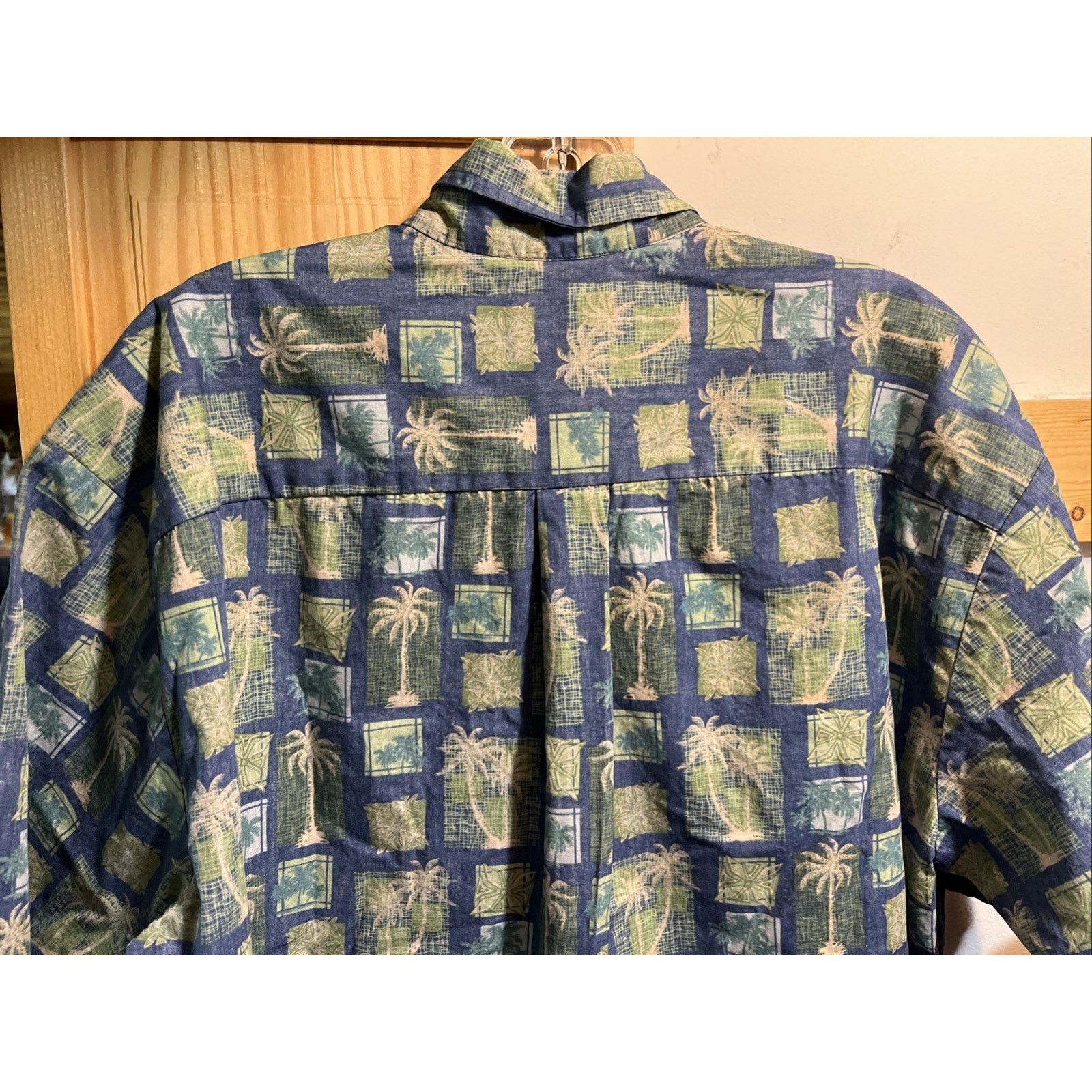 Other Cooke Street Honolulu VTG Mens L Green Cotton Hawaiian Shirt Size US L / EU 52-54 / 3 - 8 Thumbnail