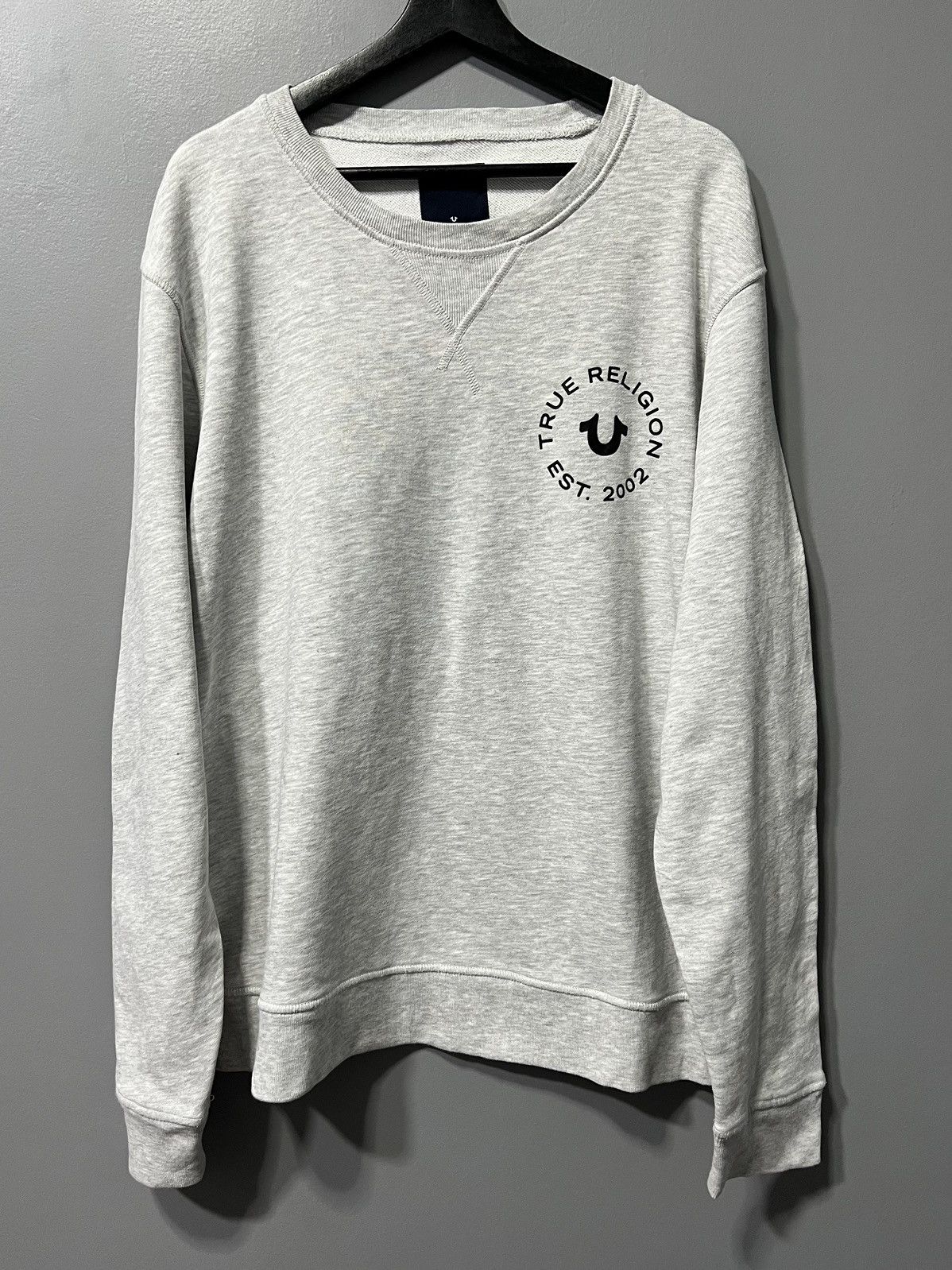 True Religion Vintage True Religion Grey Sweashirt Size US XL / EU 56 / 4 - 10 Thumbnail