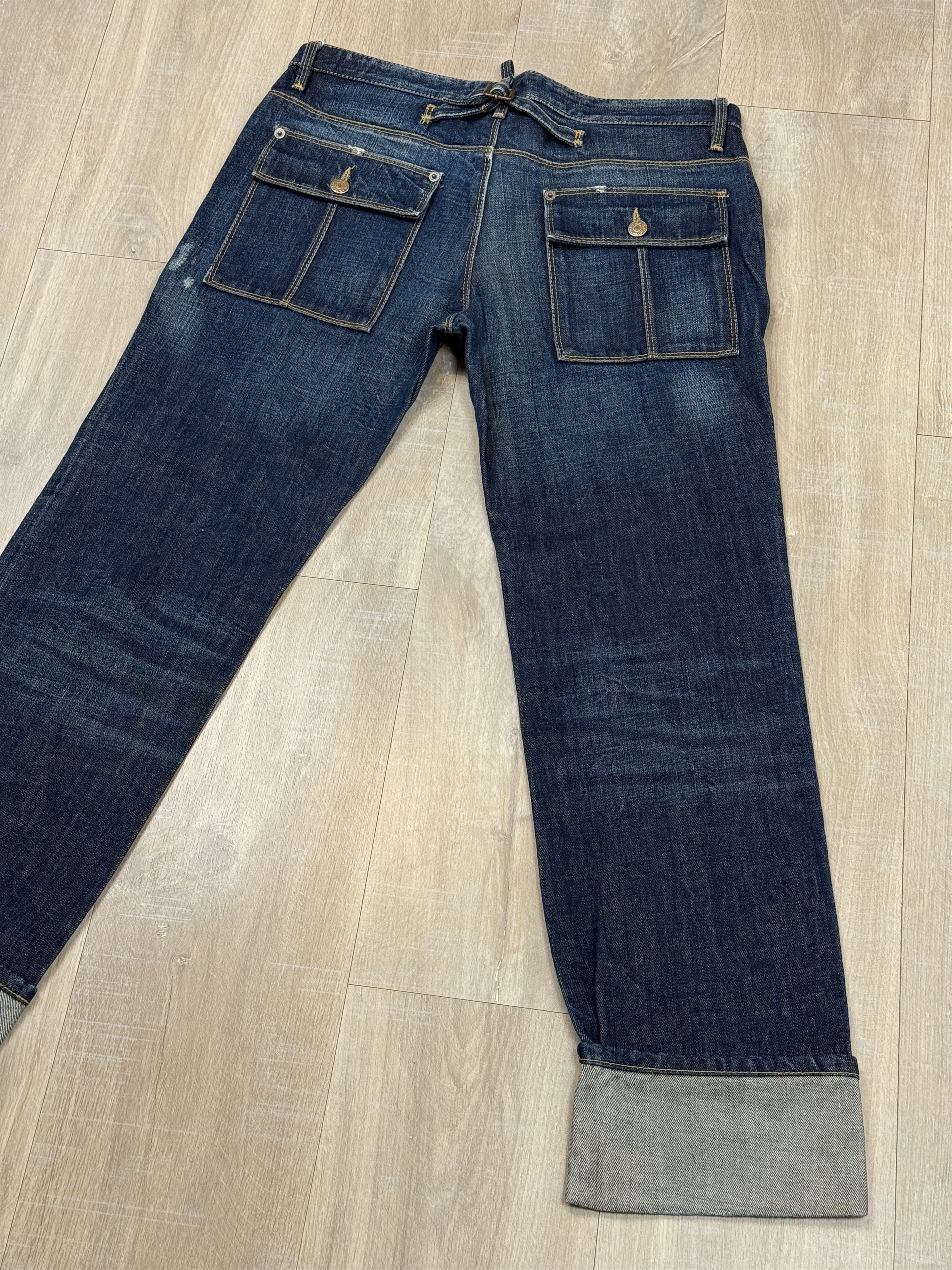 Dsquared2 Vintage Dsquared2 Logo y2k Denim Jeans Italy Blue Size US 30 / EU 46 - 6 Thumbnail