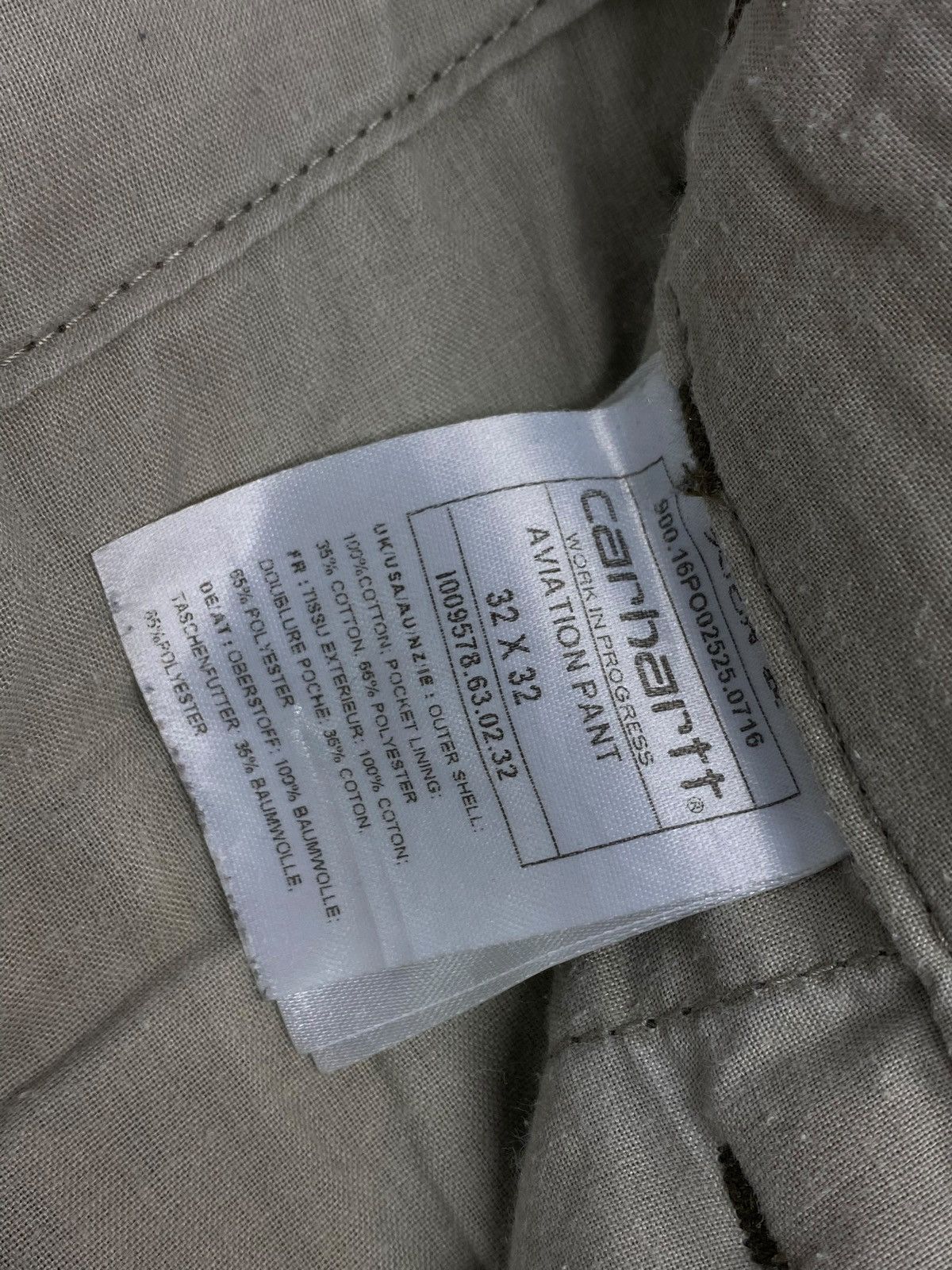 Carhartt Vintage Carhartt Cargo Pants Faded Distressed Size US 32 / EU 48 - 14 Thumbnail