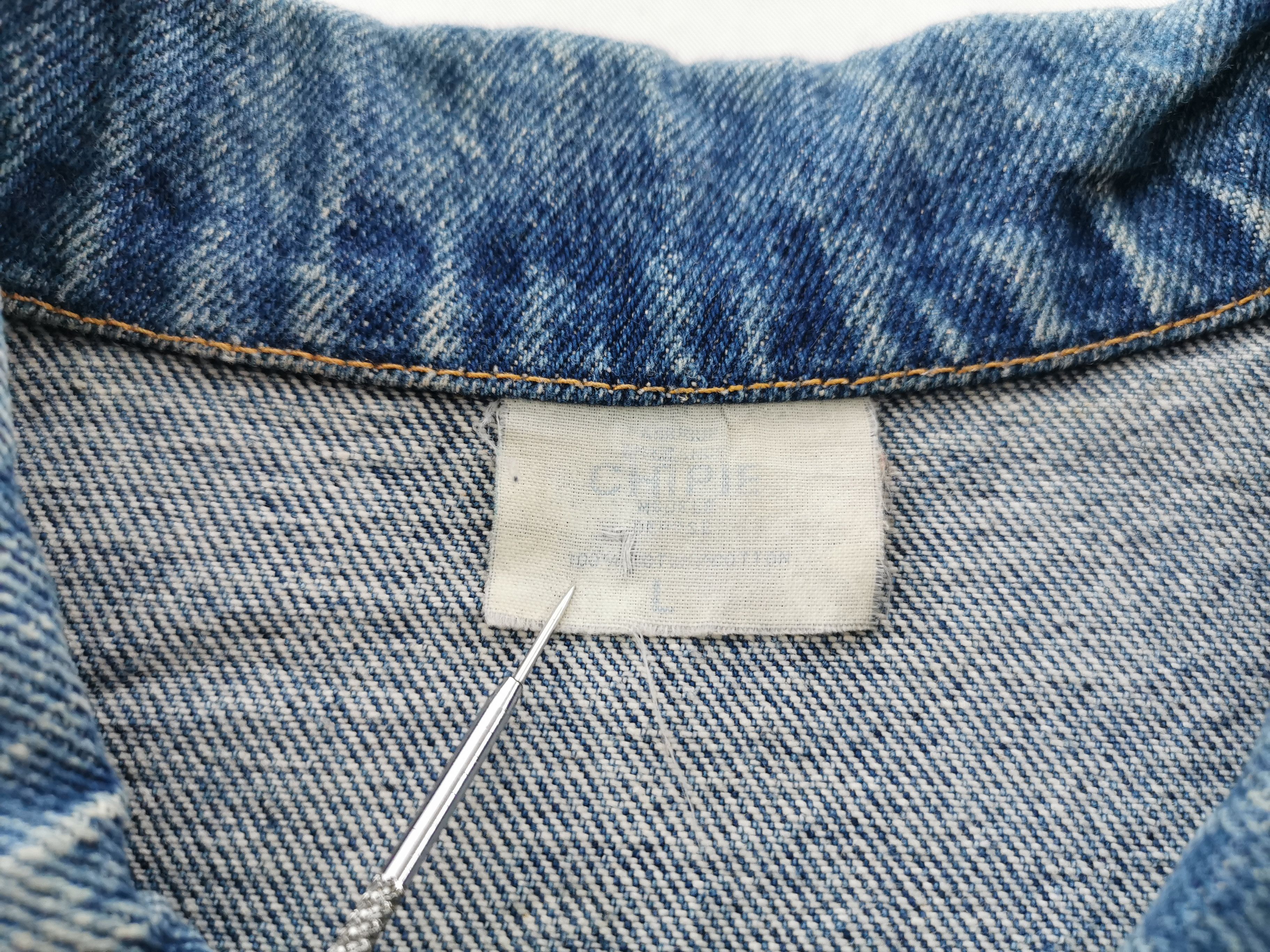 Vintage Vintage 80s Chipie Embroidered Denim Jacket Made In Japan Size US L / EU 52-54 / 3 - 8 Thumbnail