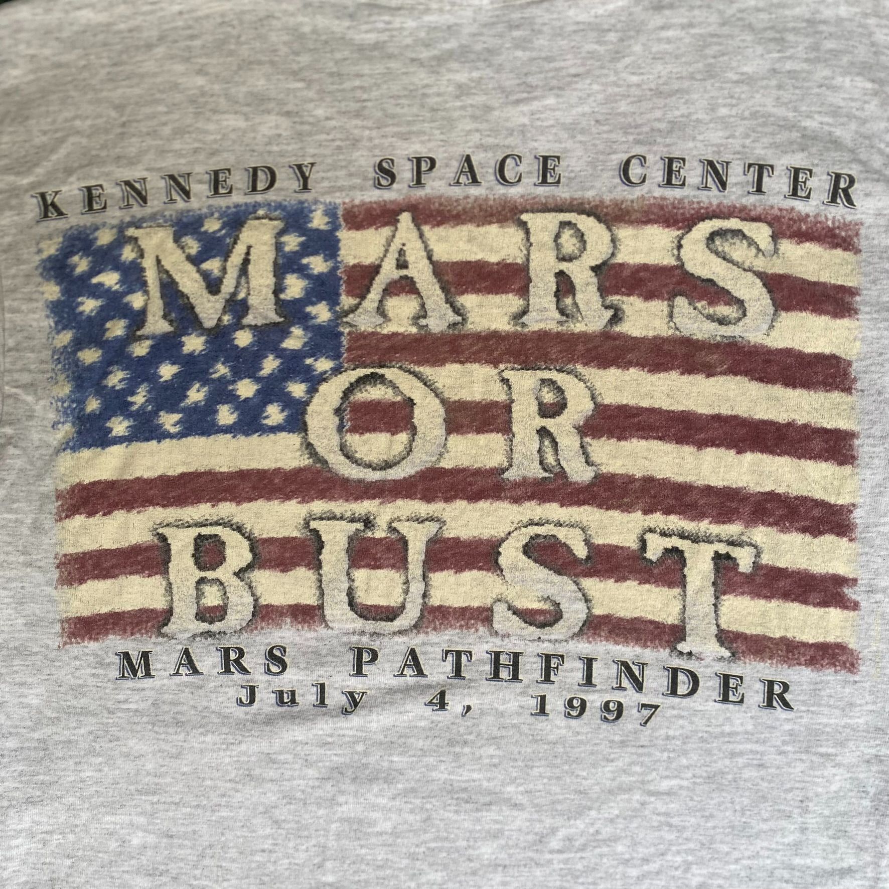 NASA Vintage 90s Mars Rover Shirt NASA Single Stitch Space Tee Size US XS / EU 42 / 0 - 7 Thumbnail