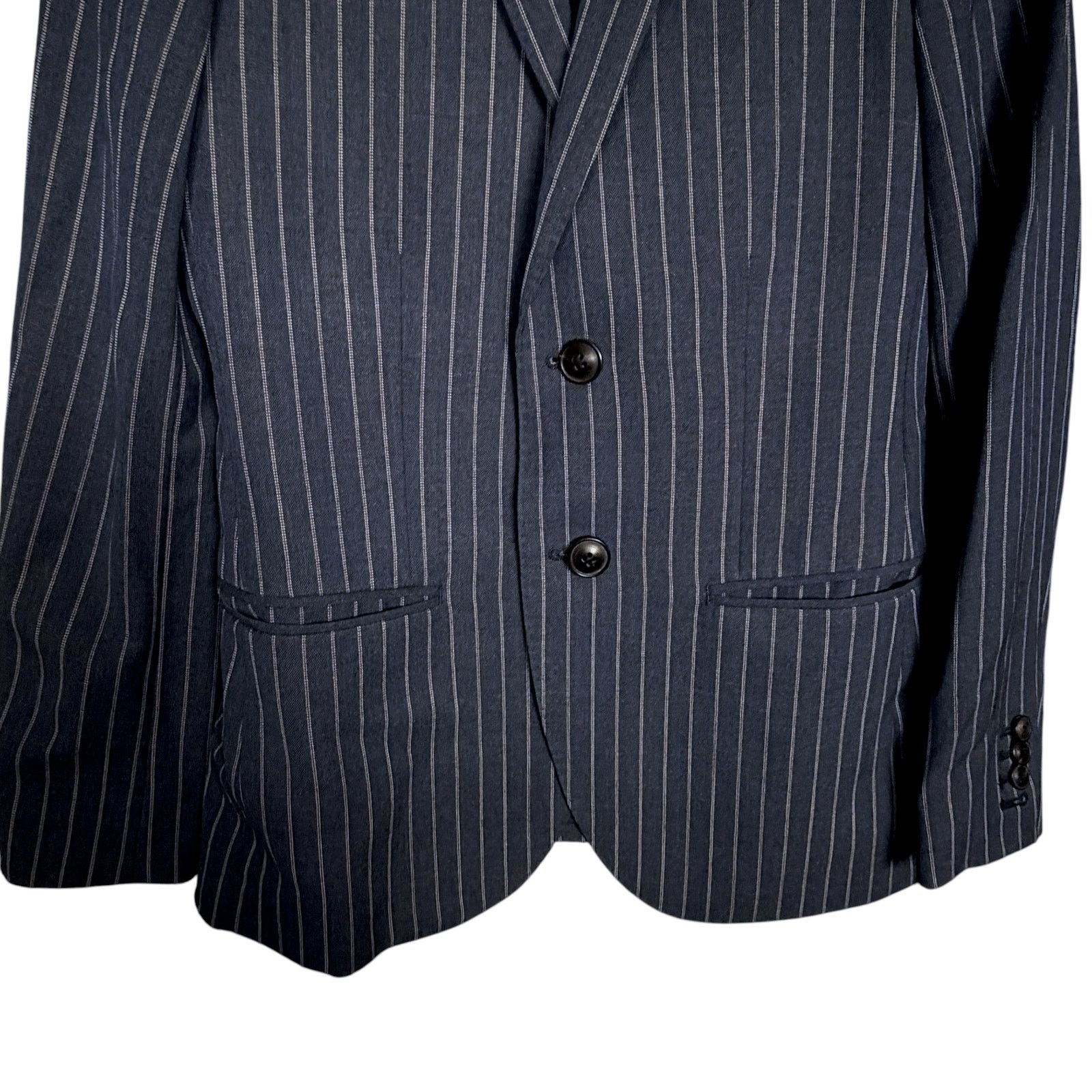 J.Crew J.Crew Ludlow Blazer Womens 2 Blue Striped Italian Wool Size XS / US 0-2 / IT 36-38 - 5 Thumbnail