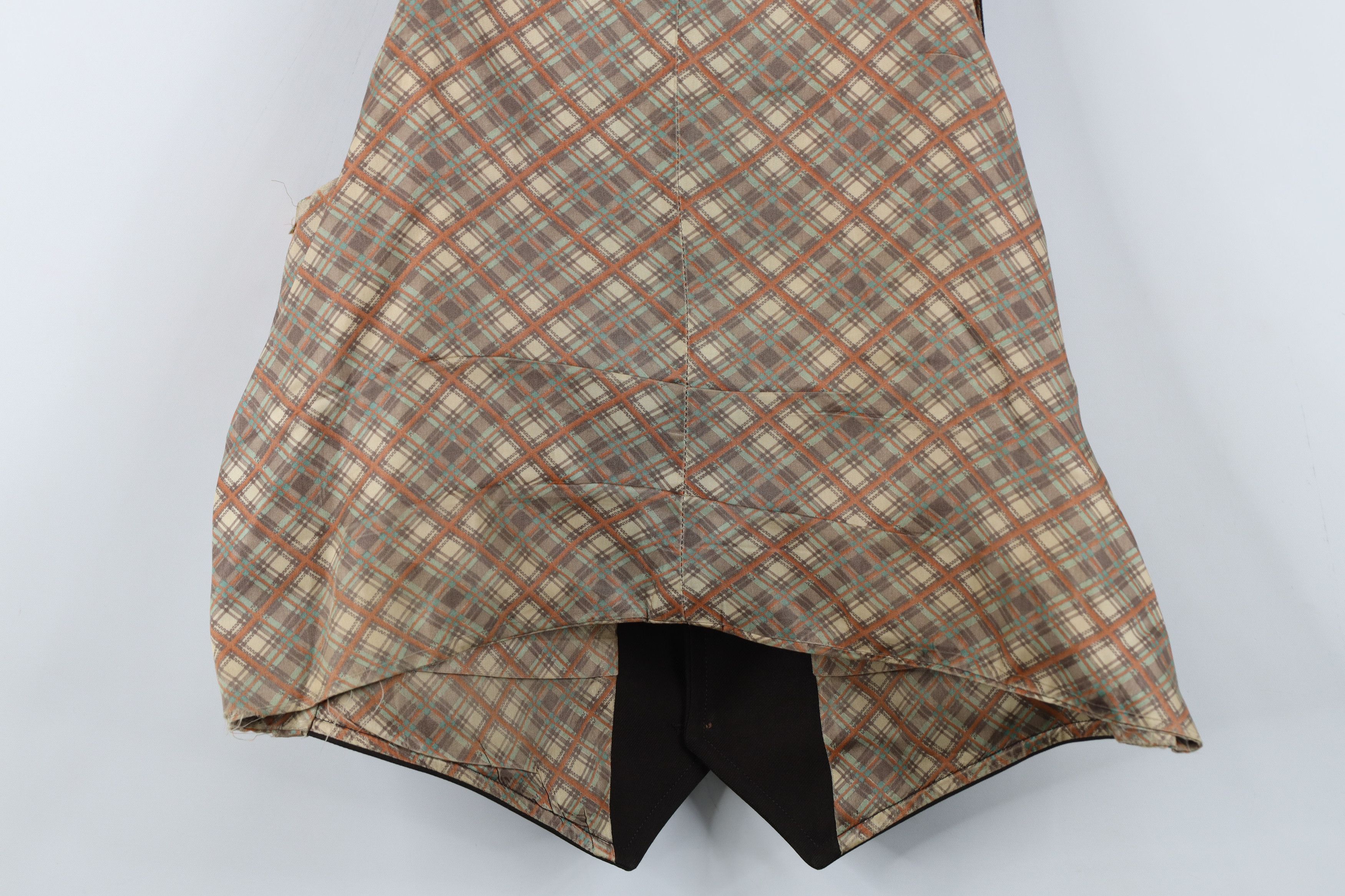 Vintage Vintage 50s 60s Rockabilly Wool Silk Suit Vest Jacket Brown Size US L / EU 52-54 / 3 - 15 Thumbnail