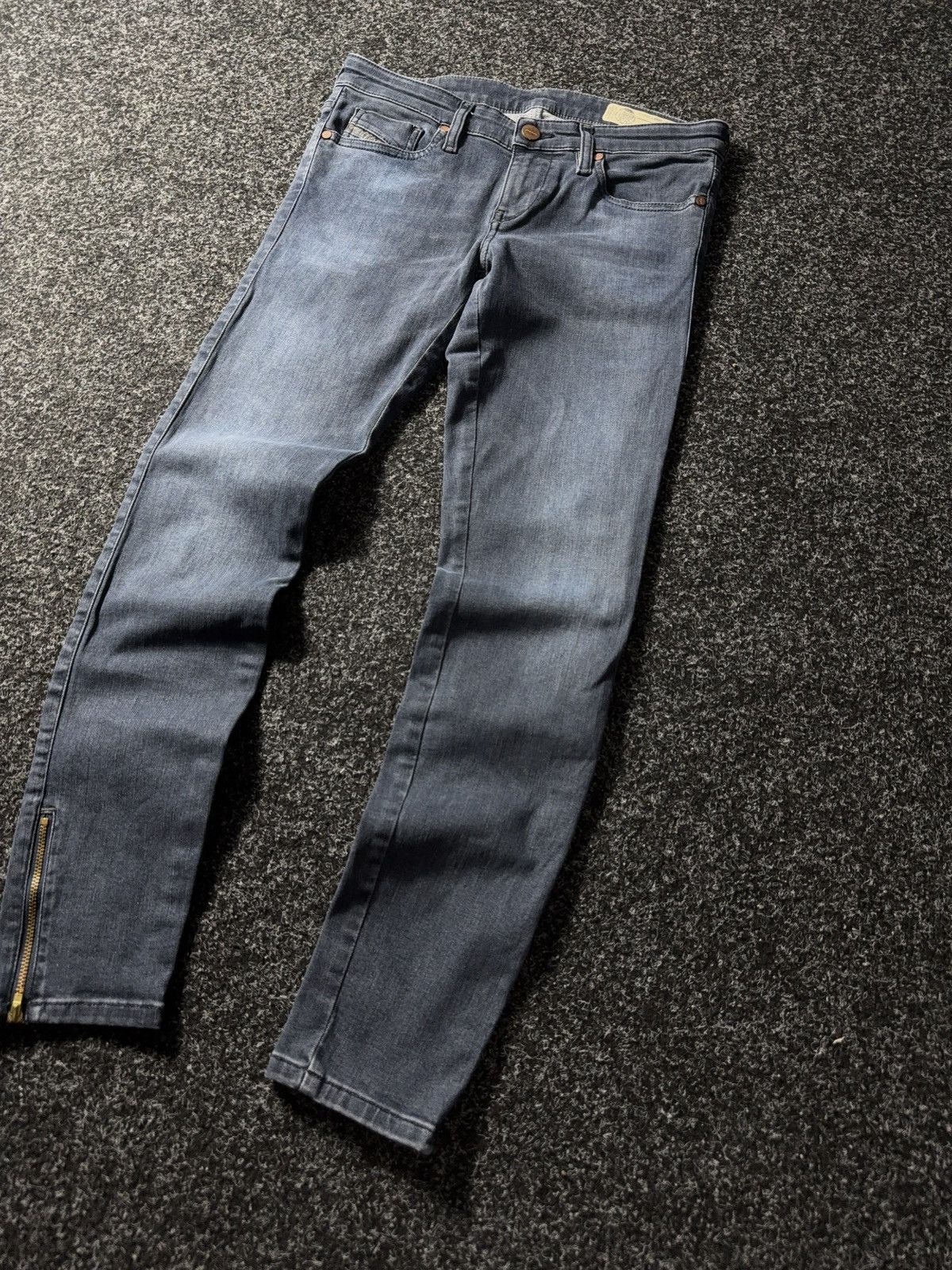 Diesel × If Six Was Nine × Vintage Vintage 90s Y2K Diesel Industry Jeans skinny pants Size 27" / US 4 / IT 40 - 3 Thumbnail