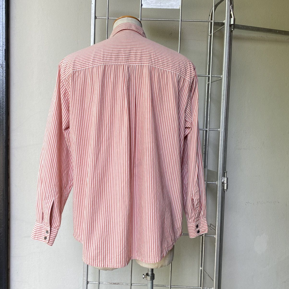 Hai Sporting Gear HAI SPORTING GEAR Red and White Striped Button-Up Shirt Size US M / EU 48-50 / 2 - 9 Thumbnail
