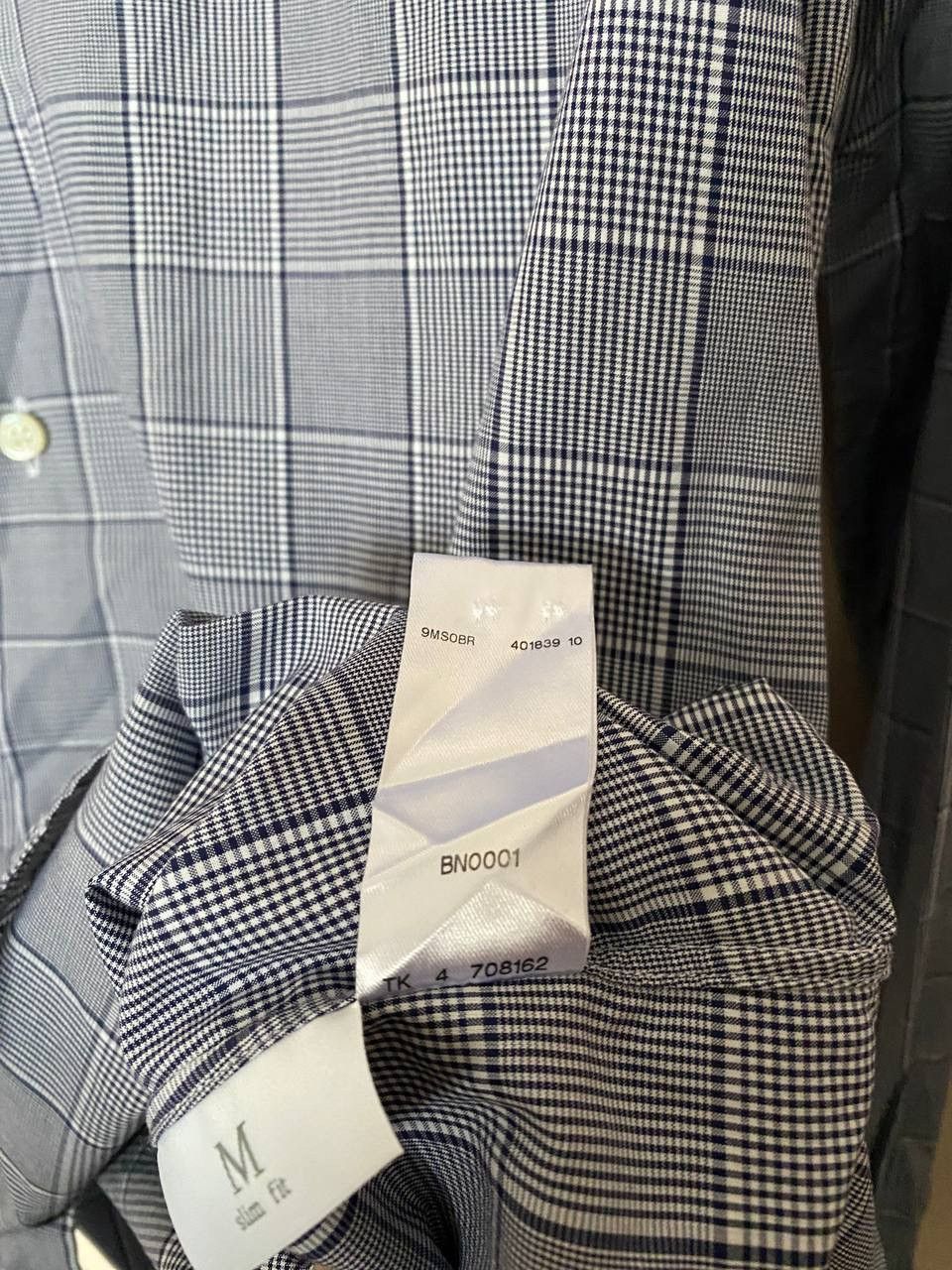 Ermenegildo Zegna × Z Zegna 🔥ERMENEGILDO ZEGNA plaid micro check dress shirt 39 15.5 Size US M / EU 48-50 / 2 - 7 Thumbnail