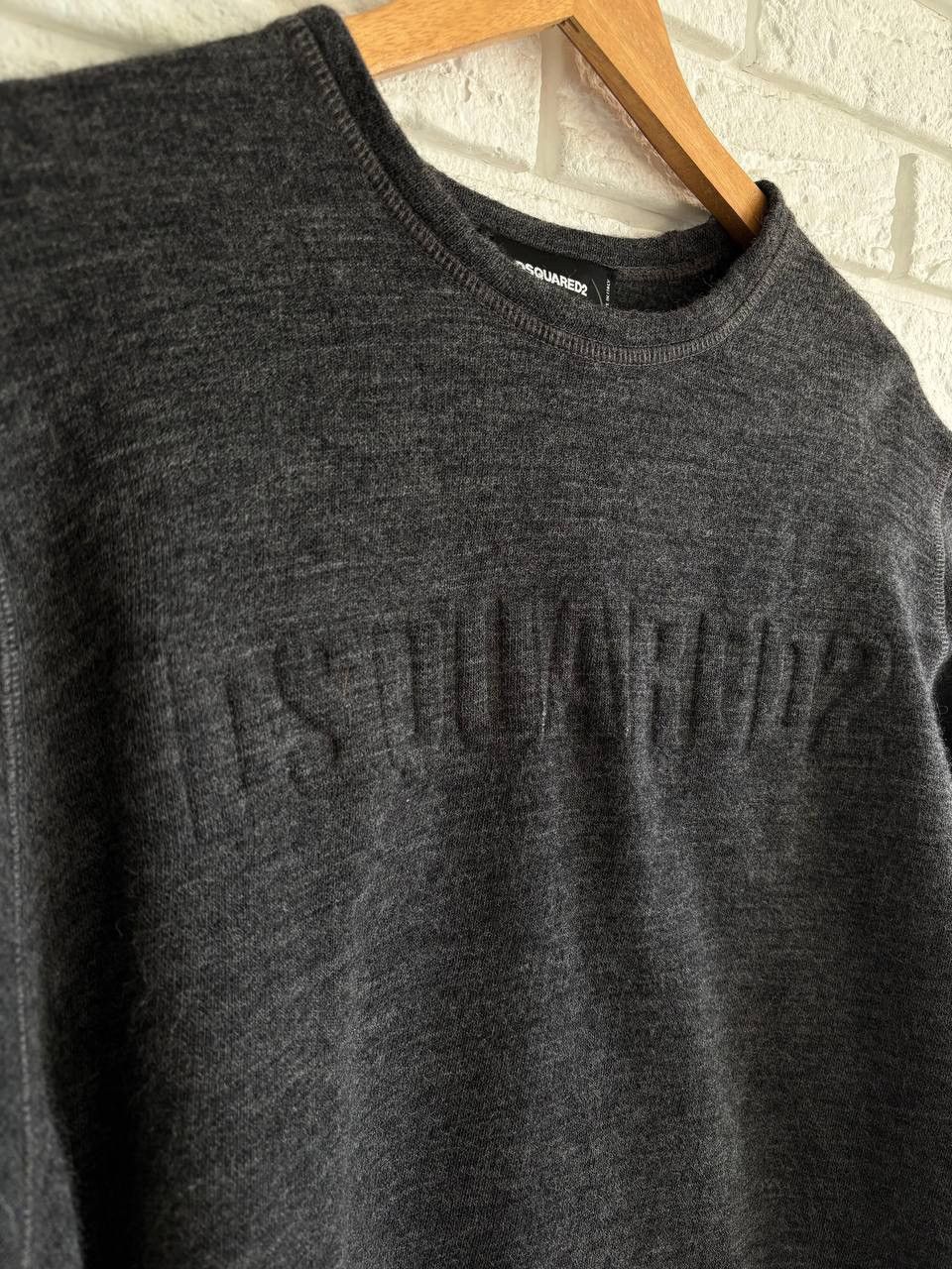 Dsquared2 Dsquared 2 men’s sweater big logo wool made in Italy Size US S / EU 44-46 / 1 - 4 Thumbnail