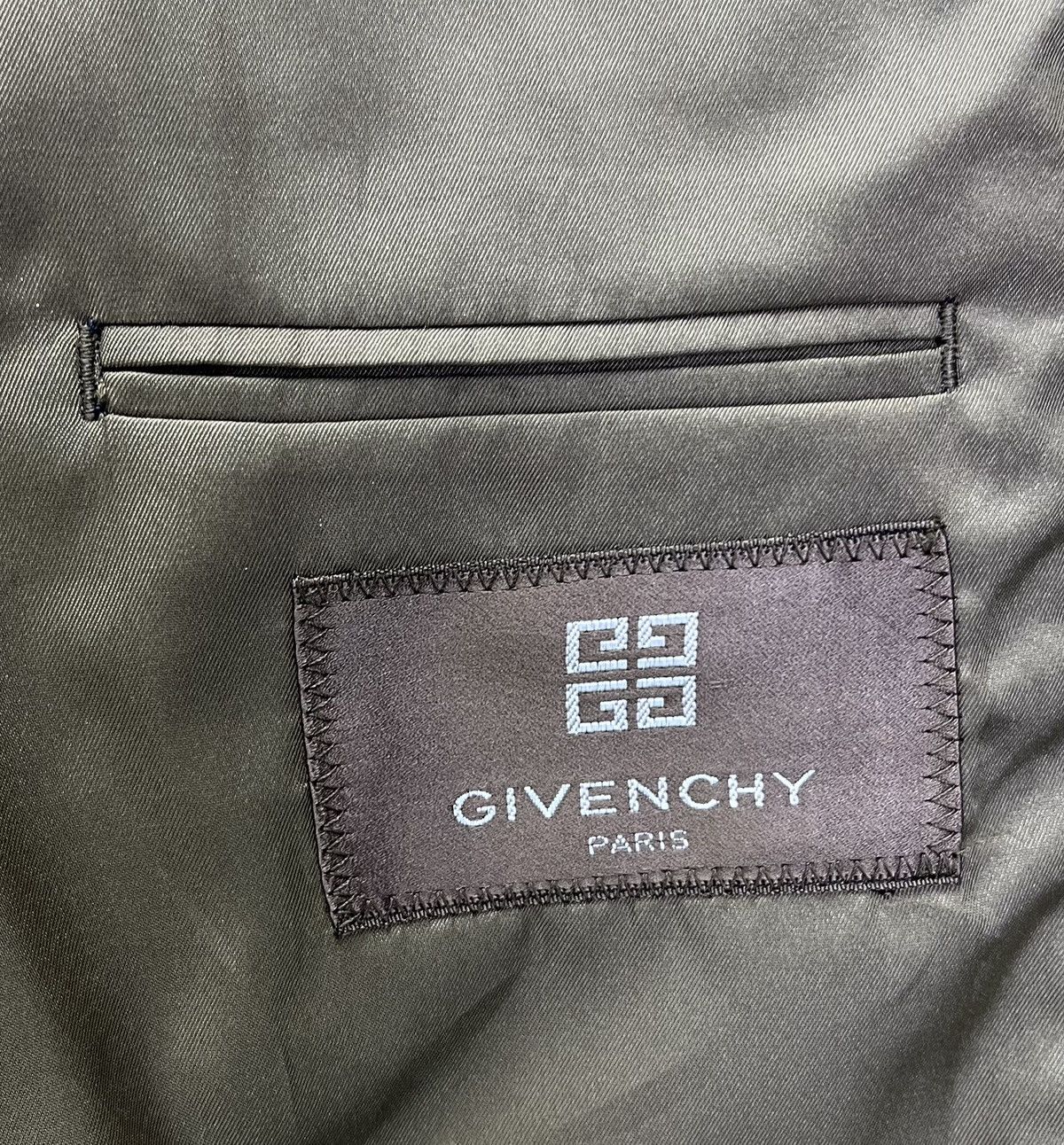 Givenchy Vintage Givenchy Luxury Wool Blazer Coat Jacket Size US M / EU 48-50 / 2 - 8 Thumbnail