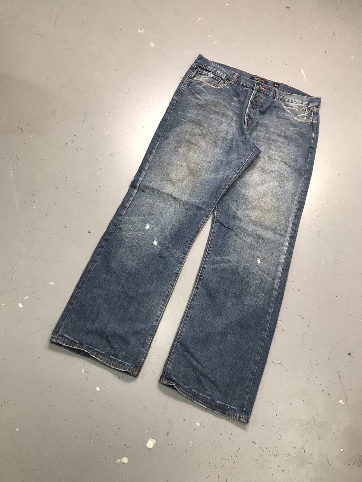 Ed Hardy Vintage Ed hardy “death before dishonor” embroidered denim Size US 38 / EU 54 - 3 Thumbnail
