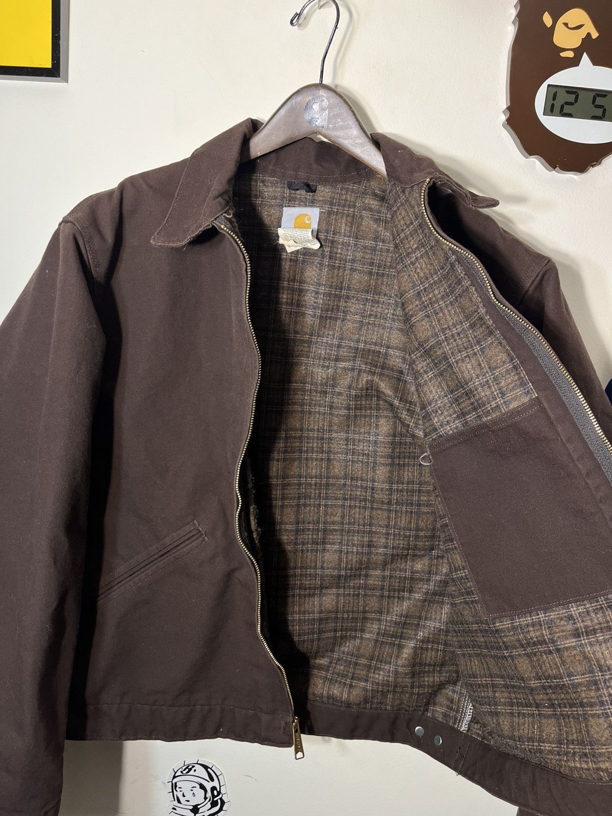 Carhartt Vintage Carhartt Detroit Jacket J200 DKB Dark Brown XL Size US XL / EU 56 / 4 - 3 Thumbnail