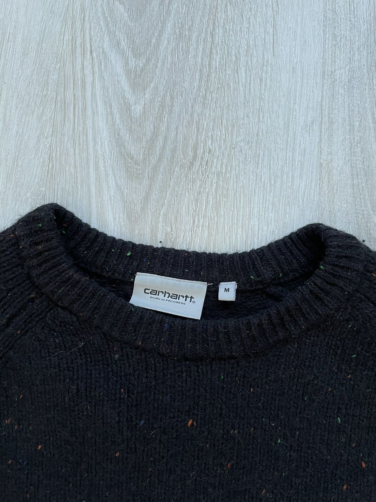 Carhartt × Carhartt Wip × Vintage Carhartt Sweater Anglistic Lambswool Pullover Wool Size US S / EU 44-46 / 1 - 3 Thumbnail