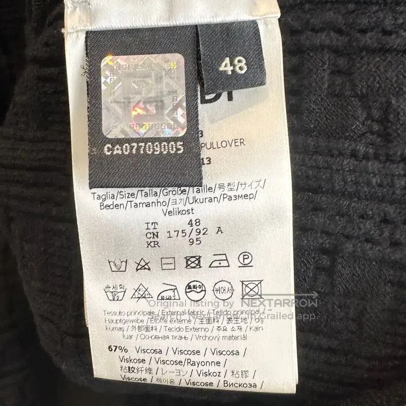 Fendi Fendi Black Wool Men's Cardigan . Size US L / EU 52-54 / 3 - 4 Thumbnail
