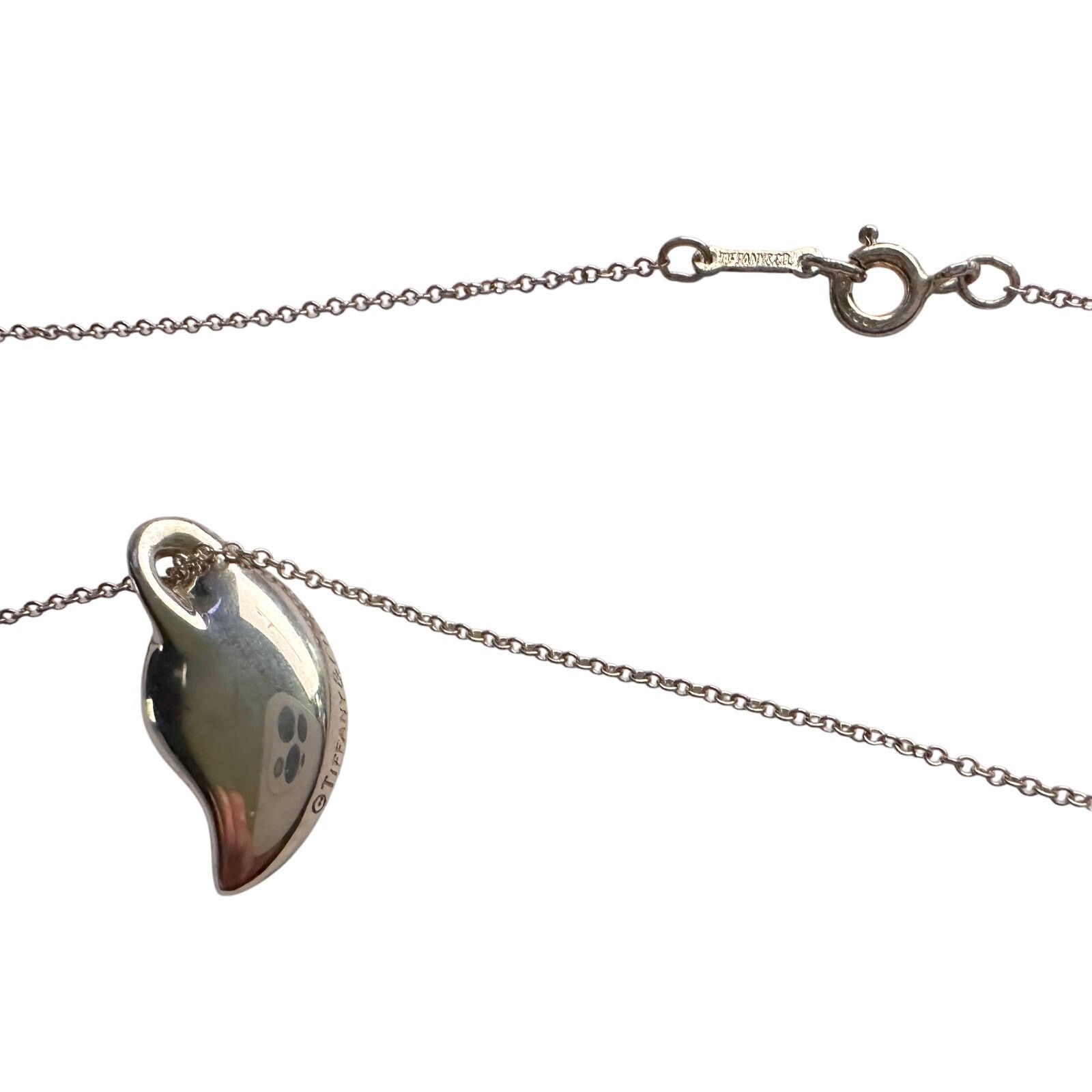 Tiffany & Co. Tiffany & Co Leaf Necklace 16" Chain Size ONE SIZE - 6 Thumbnail