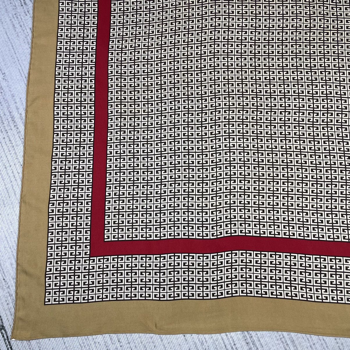 Givenchy Vintage Givenchy Monogram Silk Scarf Size ONE SIZE - 4 Thumbnail
