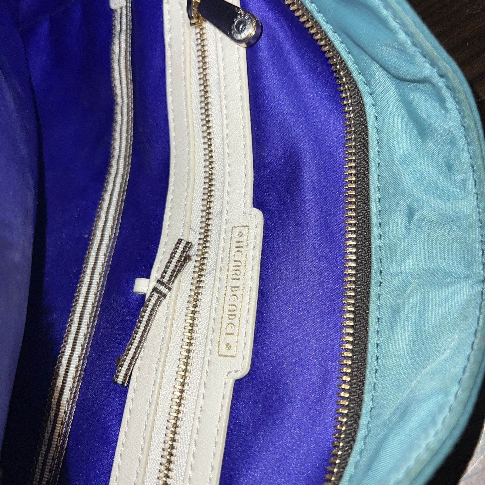 Henri Bendel Henri Bendel Jetsetter Crossbody Shoulder Bag Teal 13x13 Size ONE SIZE - 8 Thumbnail