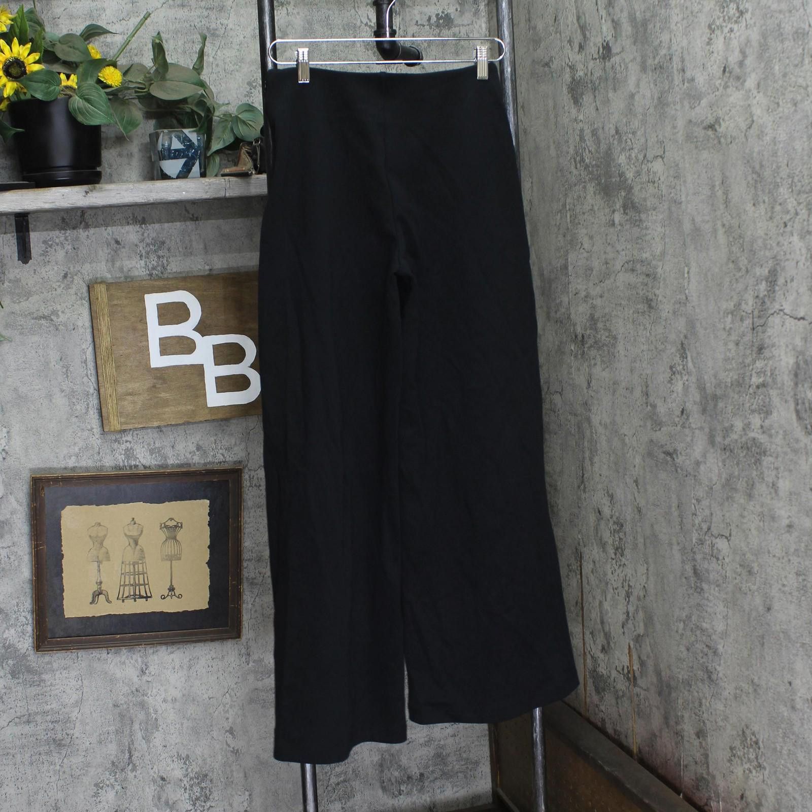 Other Nwt Future Collective Wide Leg Knit Pants 91914009 Black Xs Size 26" / US 2 / IT 38 - 2 Thumbnail