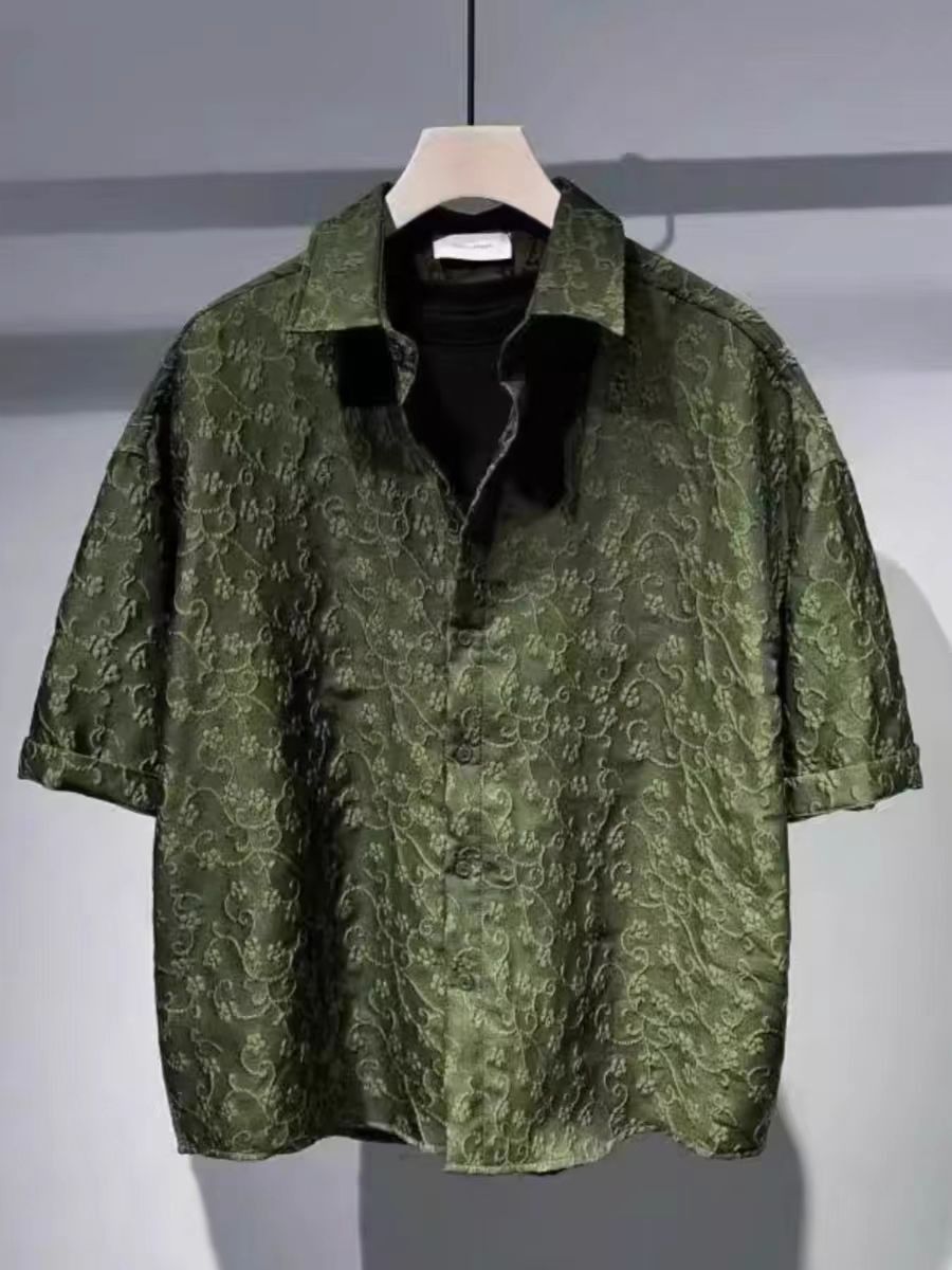 Vintage Casual Loose Short Sleeve Shirt Size US S / EU 44-46 / 1 - 1 Thumbnail