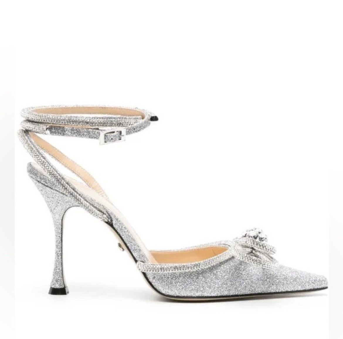 MACH & MACH MACH & MACH 100mm Bow-detailed Ankle-strap pumps size 40 Size US 10 / IT 40 - 2 Thumbnail