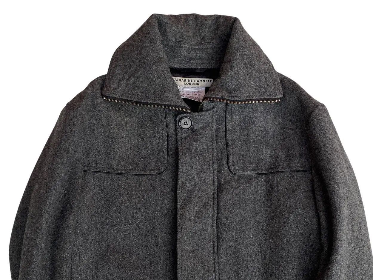 Katharine Hamnett London Katharine Hamnett London Wool Jacket Size L / US 10 / IT 46 - 4 Thumbnail
