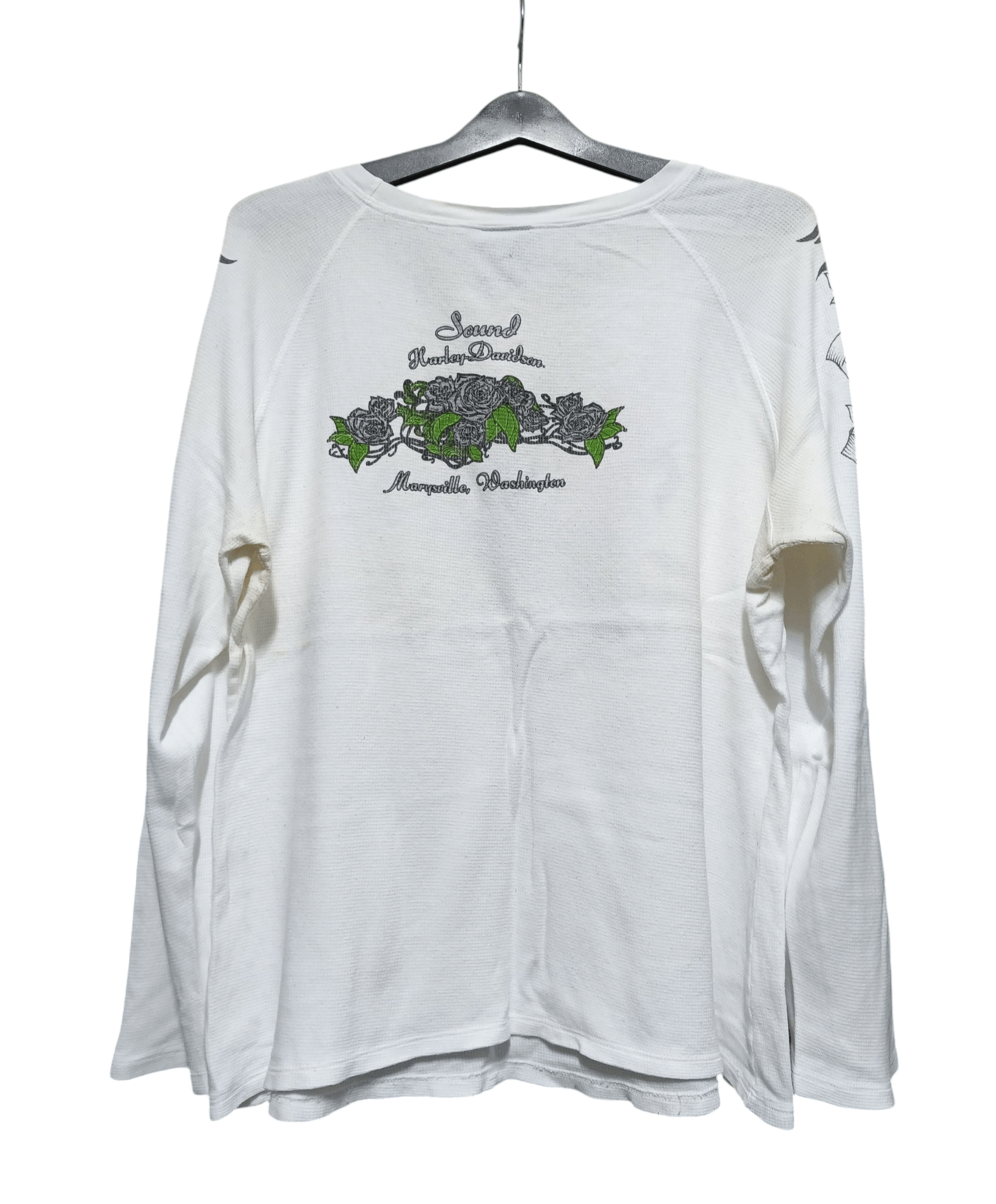 Harley Davidson Y2K HD True Love Forever Long Sleeve T.Shirt Size XXL / US 16-18 / IT 52-54 - 2 Thumbnail