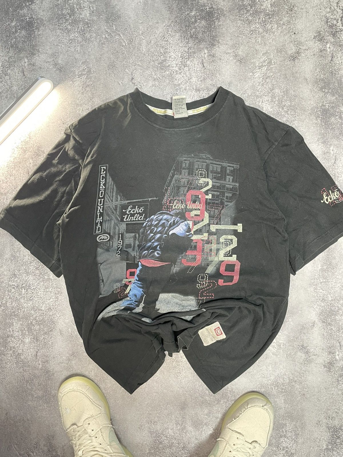 Ecko Unltd. Vtg 90s Recycle Horror Band Tee Y2K Rock Size US L / EU 52-54 / 3 - 1 Thumbnail