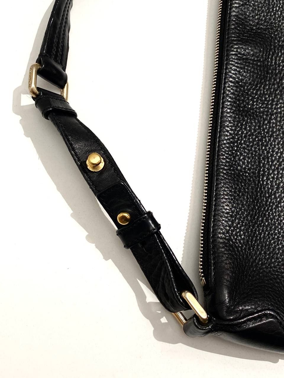 Jil Sander Jil Sander Black Logo Lamb Leather Hand Shoulder Bag Size ONE SIZE - 9 Thumbnail