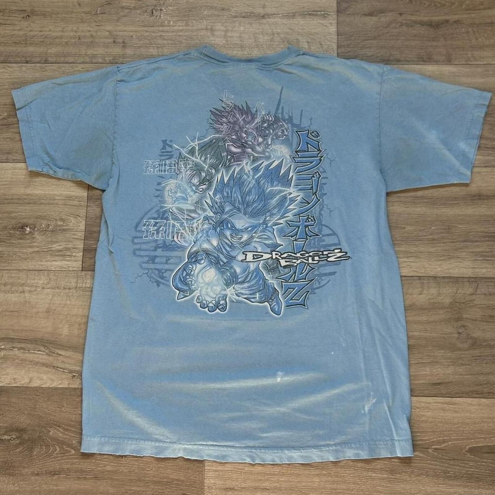 Other Vintage 00’s Dragon Ball Z Anime Blue t shirt size L Size US L / EU 52-54 / 3 - 1 Thumbnail
