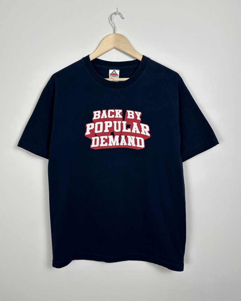 Alstyle × Vintage Vintage "Back By Popular Demand" Humor T-Shirt - Size Large Size US L / EU 52-54 / 3 - 2 Thumbnail