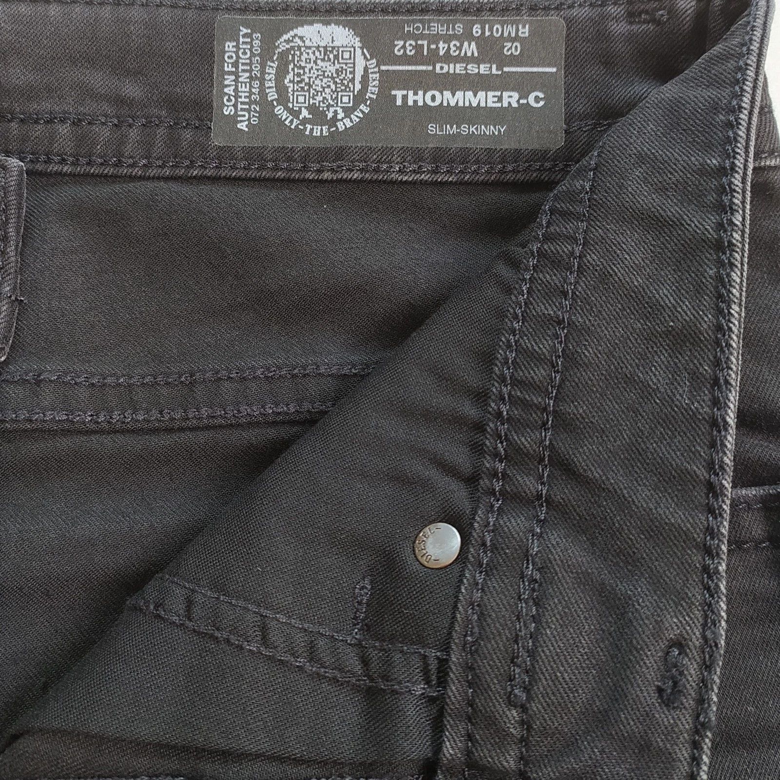Diesel Diesel THOMMER-C L.32 MENS JEANS T/9606 Size US 34 / EU 50 - 7 Thumbnail