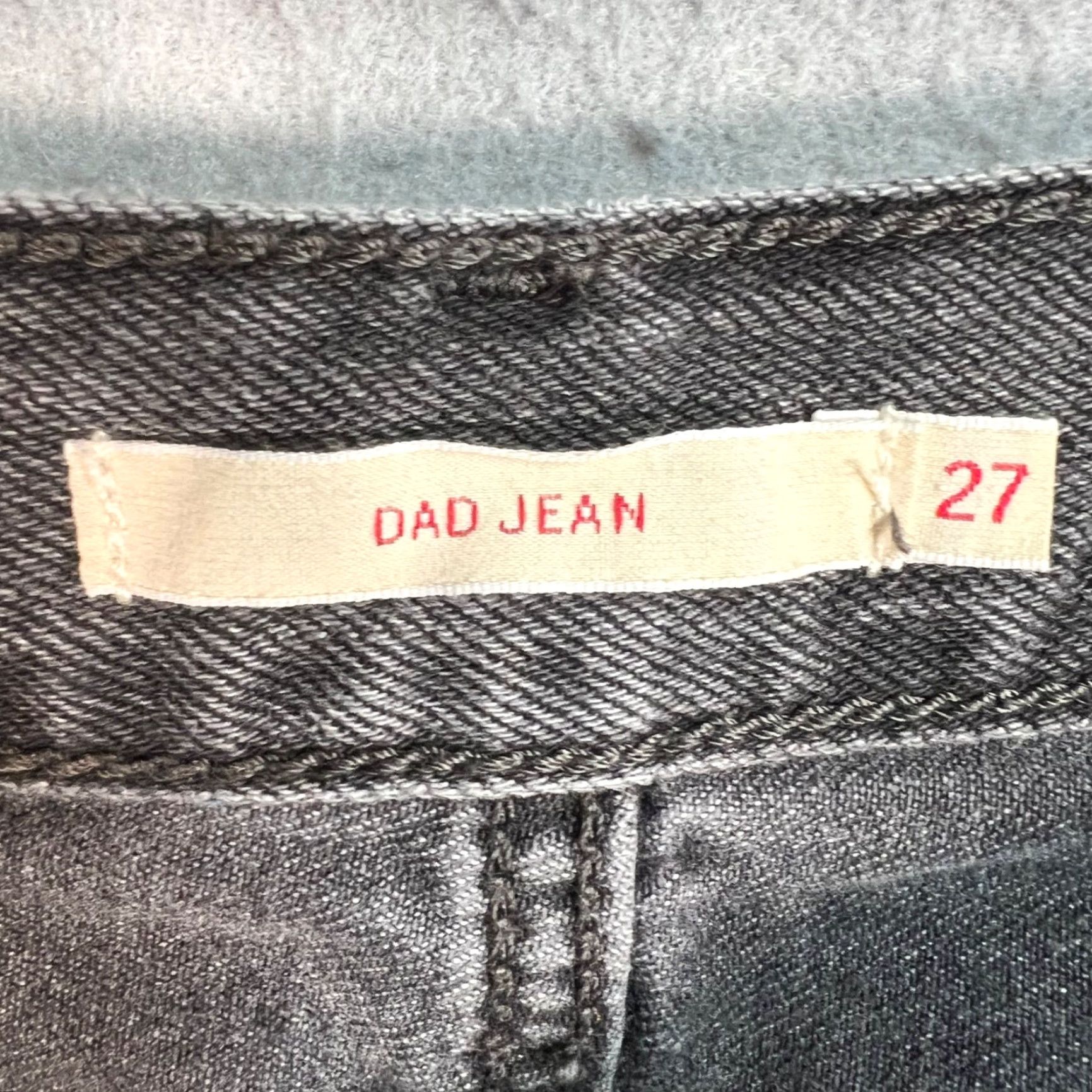 Levi's VINTAGE Levi's Jeans Womens 27 Gray Denim Straight Leg Regular Fit Size 27" / US 4 / IT 40 - 3 Thumbnail