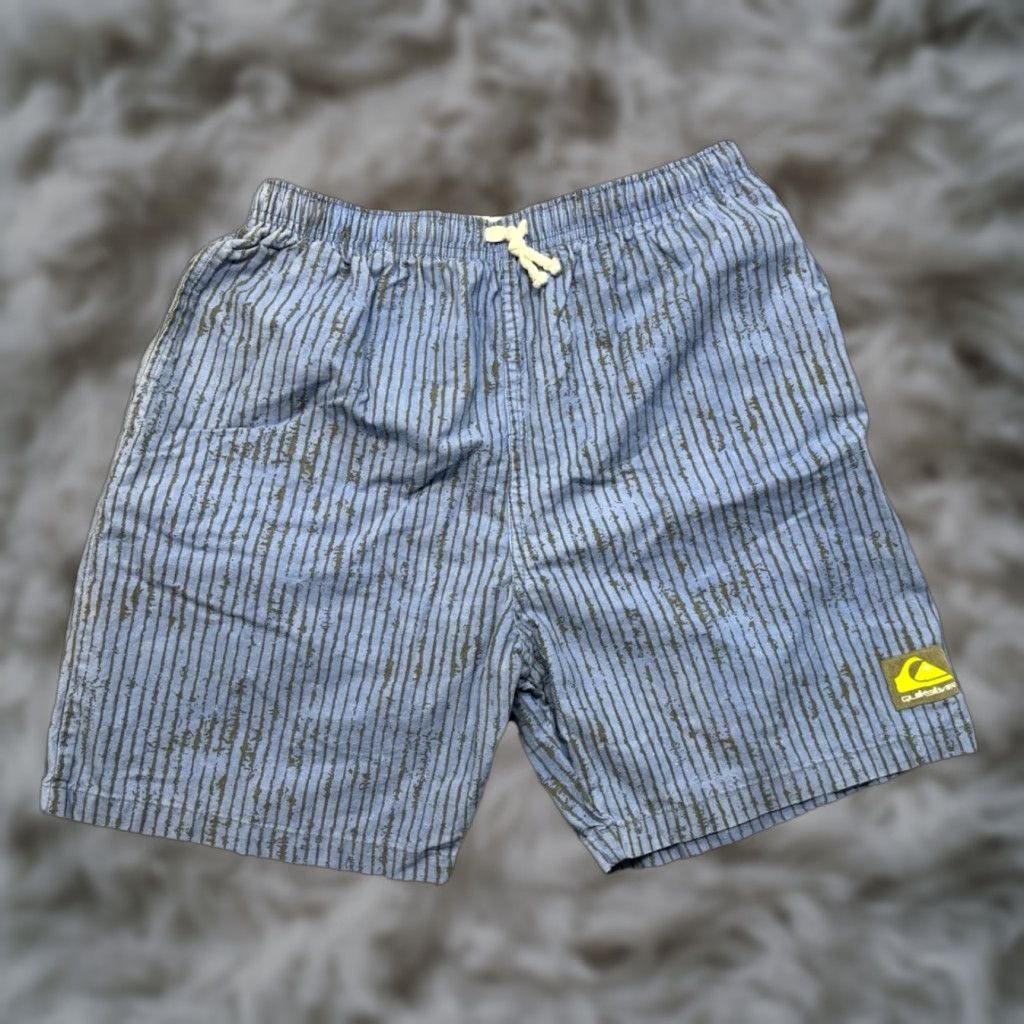 Quiksilver VINTAGE Quiksilver Chino Shorts Mens 30 Abstract Geometric USA Made Blue 80s NOS Casual Pockets Cotton Canvas Regular Inseam 6 in尺 Size US 30 / EU 46 - 1 Thumbnail