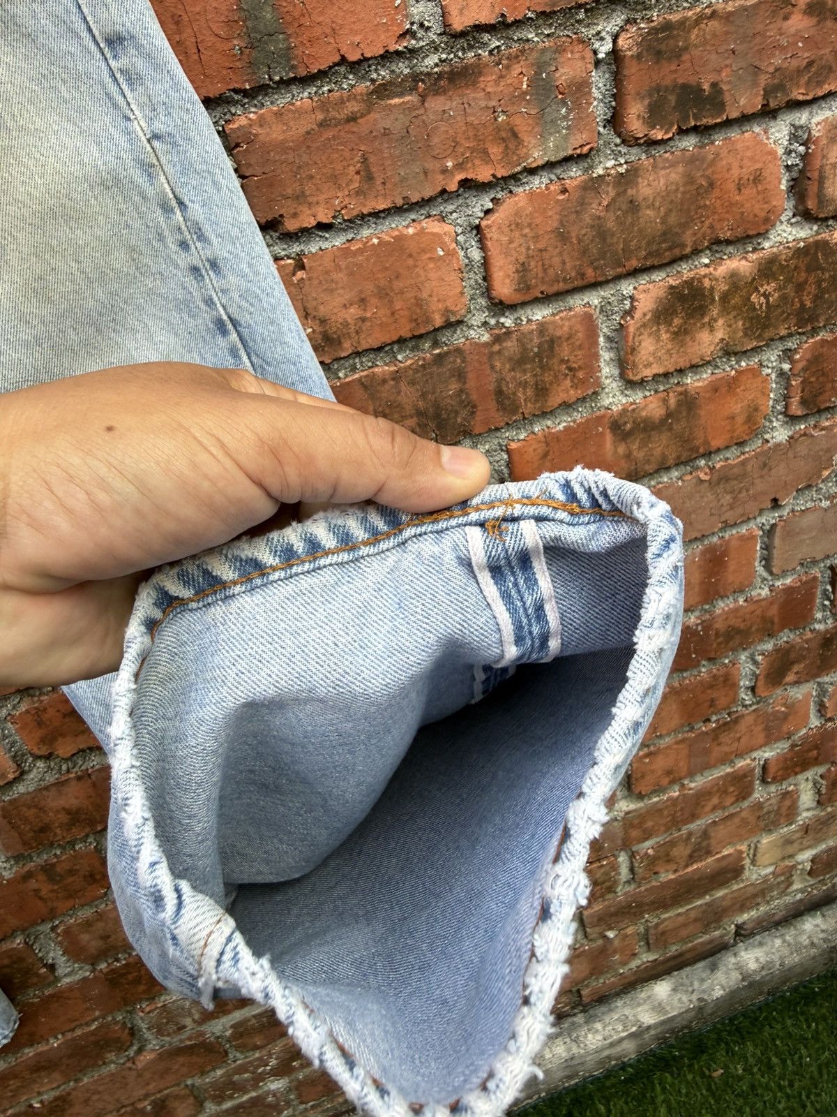 Levi's Vintage Clothing W32x33.5 Vintage levi’s 501 redline dirt repaired denime Size US 32 / EU 48 - 5 Thumbnail
