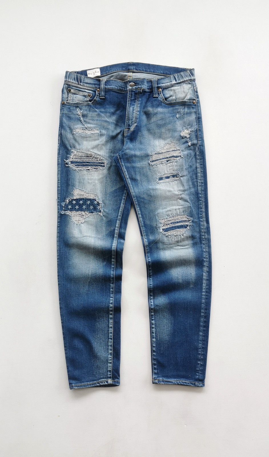 Big John Big John Patchwork Isko Denim Jeans Size US 34 / EU 50 - 2 Thumbnail