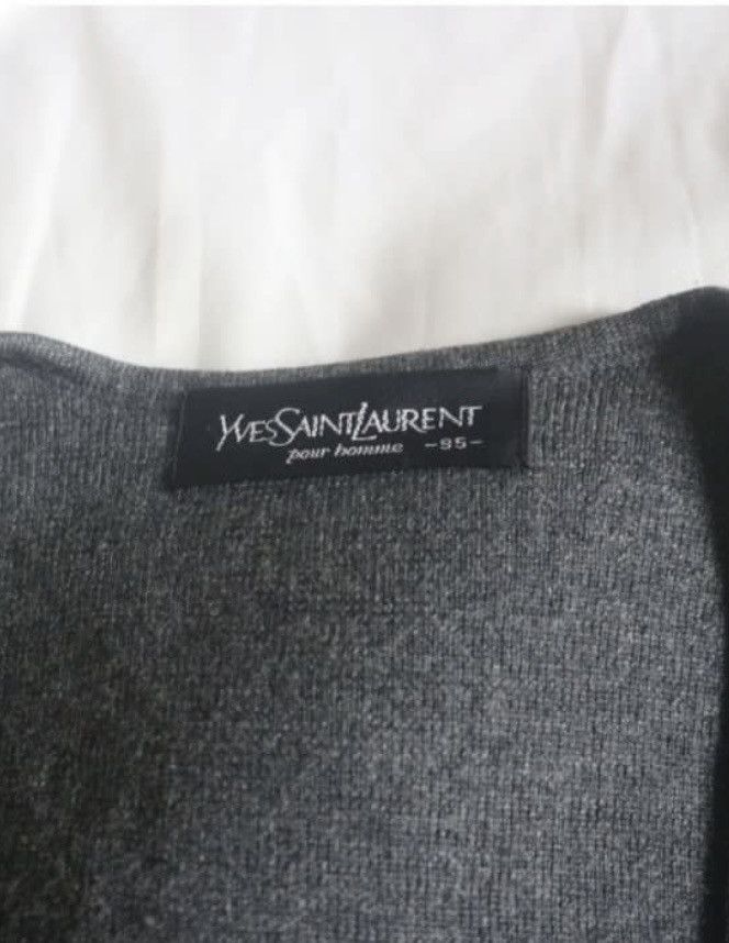 Vintage × Yves Saint Laurent Grey Vest Yves Saint Laurent Size US M / EU 48-50 / 2 - 8 Thumbnail