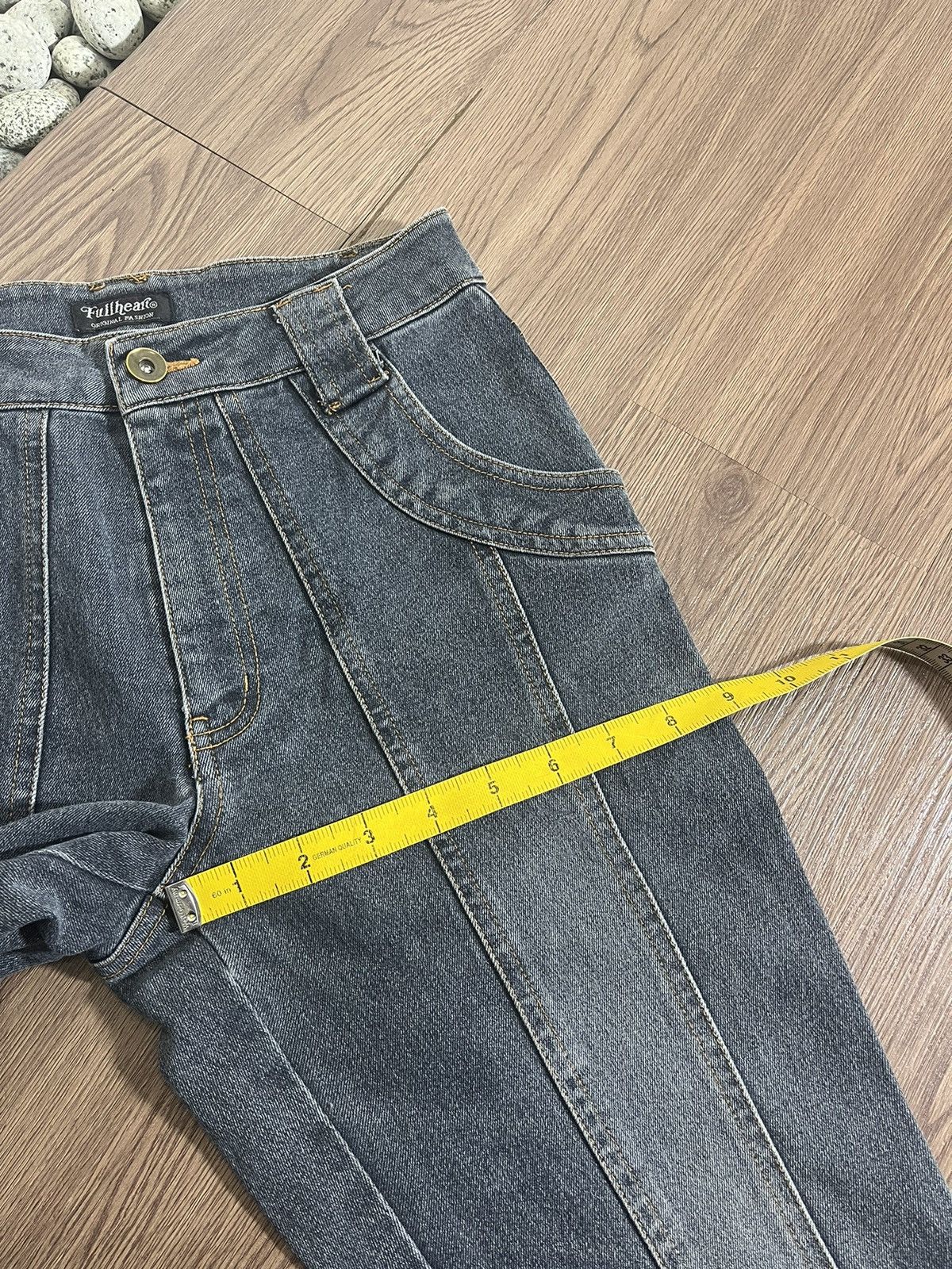 Hysteric Glamour × Japanese Brand Vintage Fullheart Japanese Brand Flared Wash Jeans Size US 27 - 15 Thumbnail