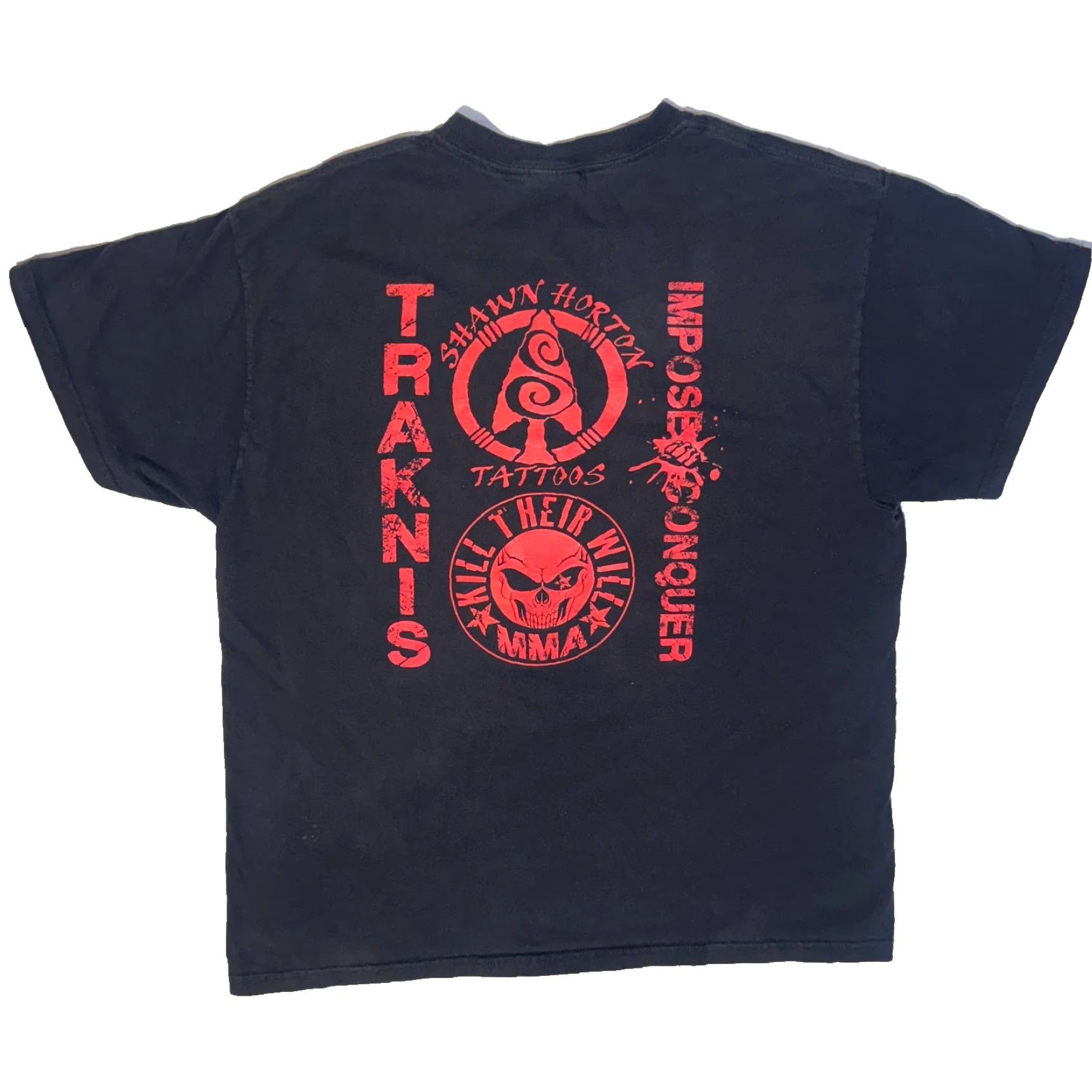 Vintage MMA Elite T-Shirt Logo Short Sleeve Crew Neck Black XL Vintage Size US XL / EU 56 / 4 - 5 Thumbnail