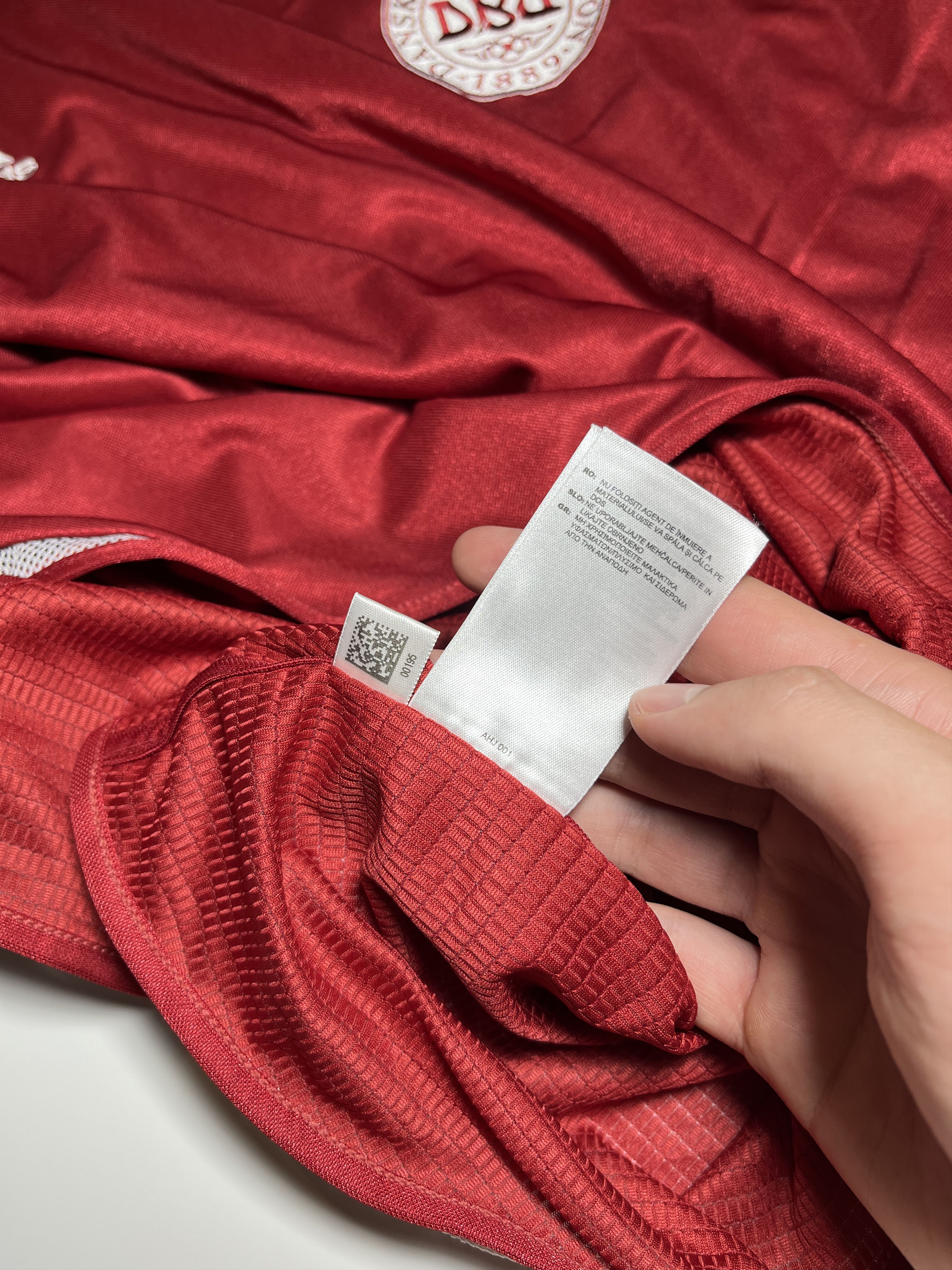 Adidas × Vintage Adidas Denmark National Team 2004-05 Home Match Issue Jersey Size US XL / EU 56 / 4 - 14 Thumbnail