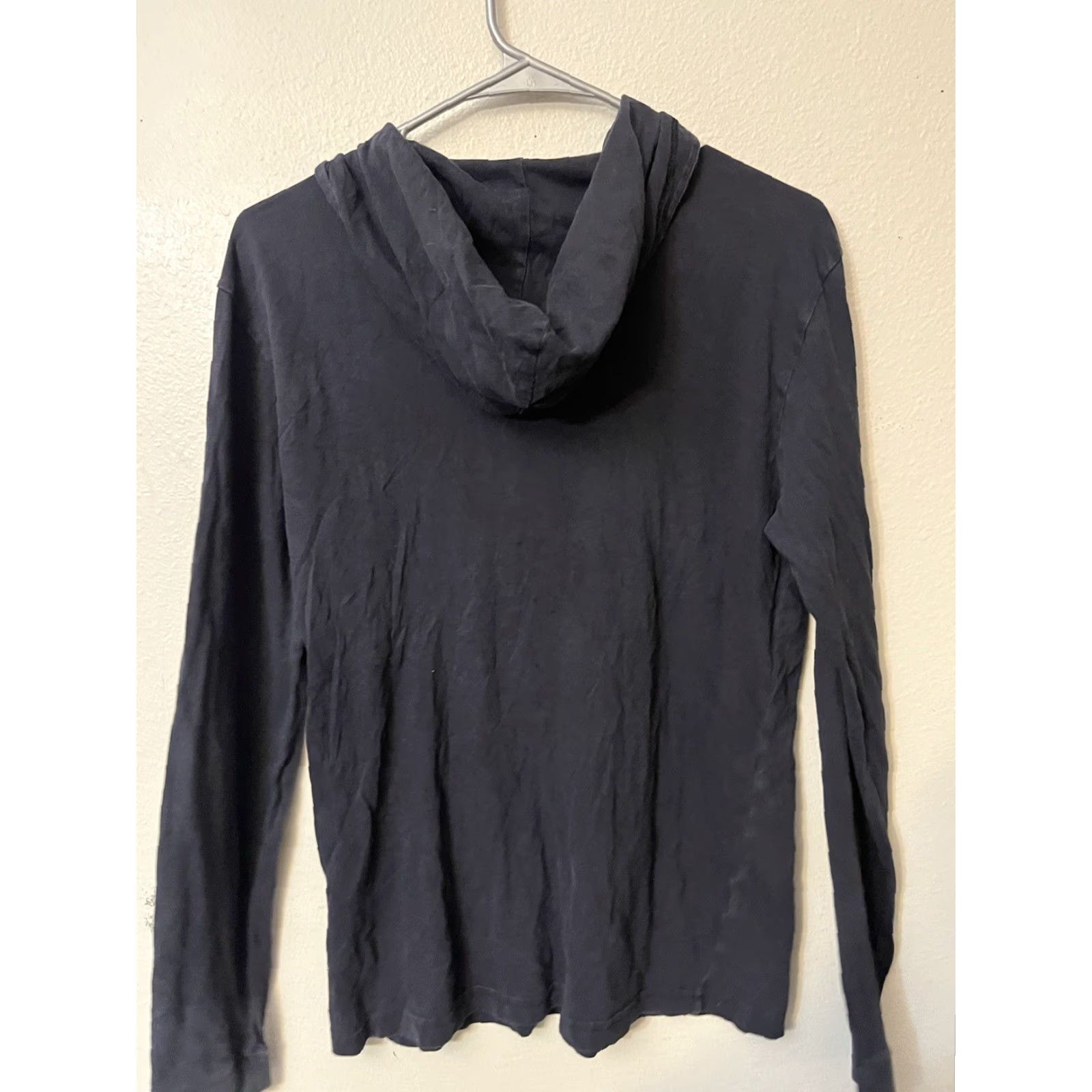 Guess GUESS Los Angeles Long Sleeve Hooded T-Shirt Black Distressed Size Small Mens Shirt Regular Cotton Logo Knit Vintage: No Size US S / EU 44-46 / 1 - 3 Thumbnail