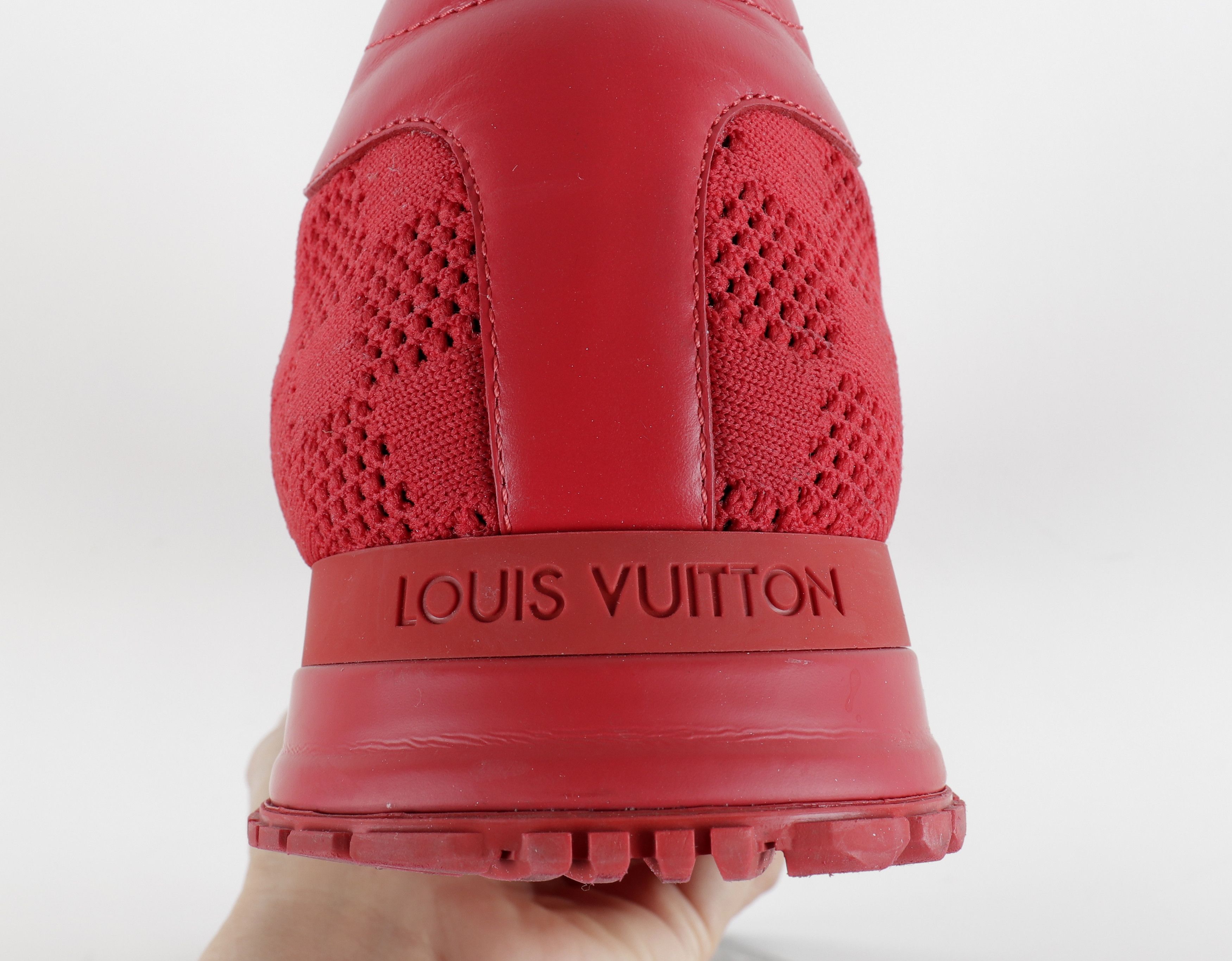 Louis Vuitton Louis Vuitton Run Away Damier Red Mesh Sneakers Size US 10 / EU 43 - 17 Thumbnail
