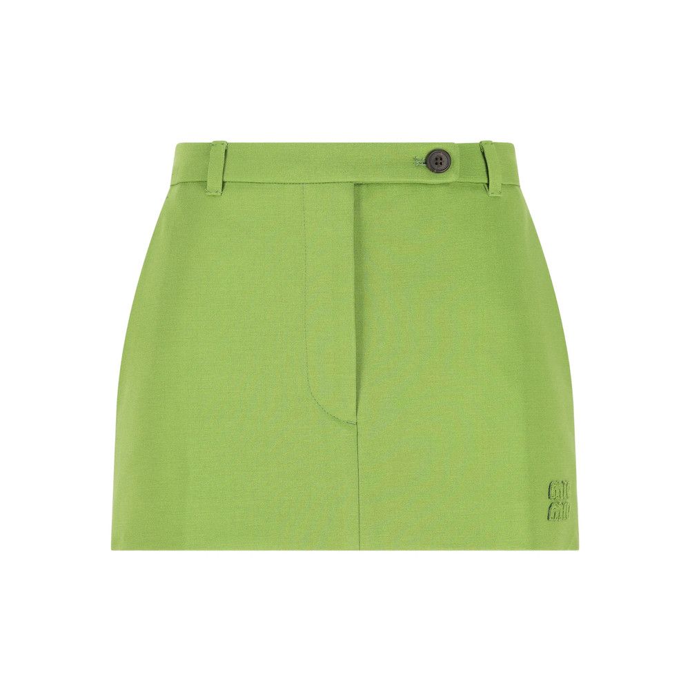 Miu Miu Miu Miu GREEN Skirts - Straight Skirts Size 27" / US 4 / IT 40 - 1 Thumbnail