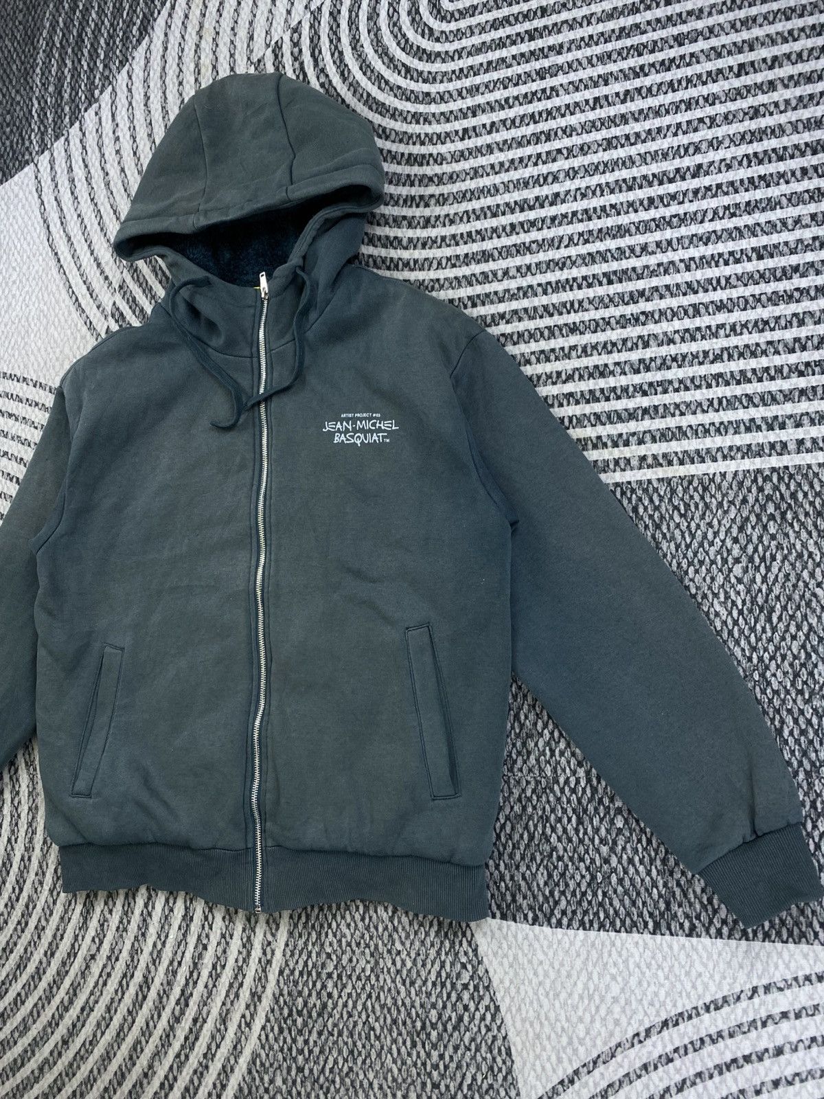 Jean-Michel Basquiat Vintage Jean Michel Basquiat Hooded Zipper Size US M / EU 48-50 / 2 - 4 Thumbnail