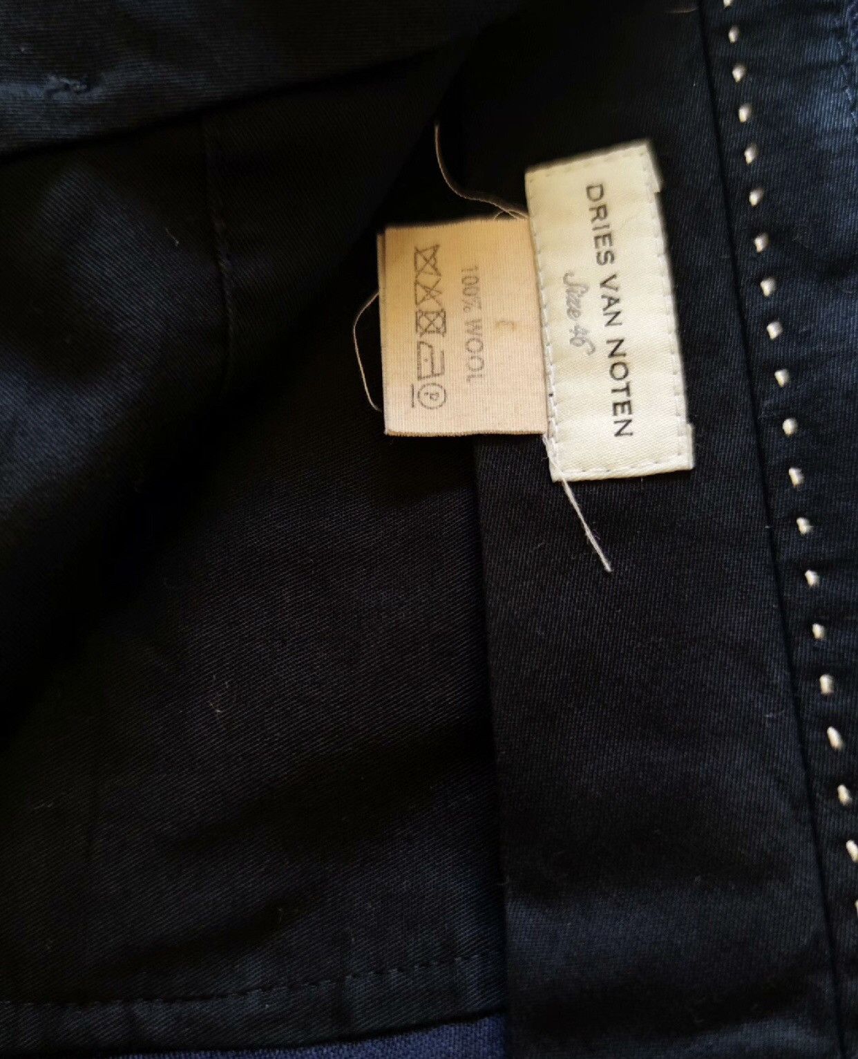 Dries Van Noten Dries van noten Dark blue pants 2412-Nextarrow Size US 40 / EU 56 - 5 Thumbnail