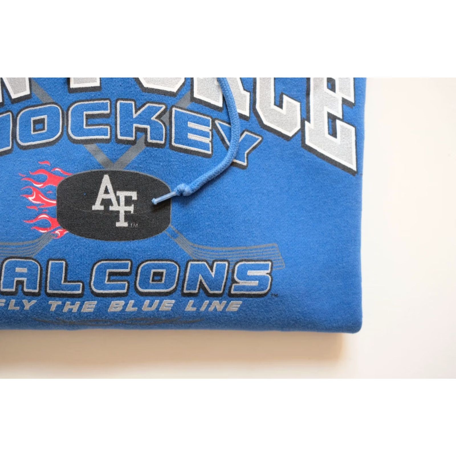 Jansport NCAA AIR FORCE VTG 90s US MILITARY HOCKEY BLUE GRAPHIC SWEATSHIRT HOODIE SZ M Size US M / EU 48-50 / 2 - 4 Thumbnail