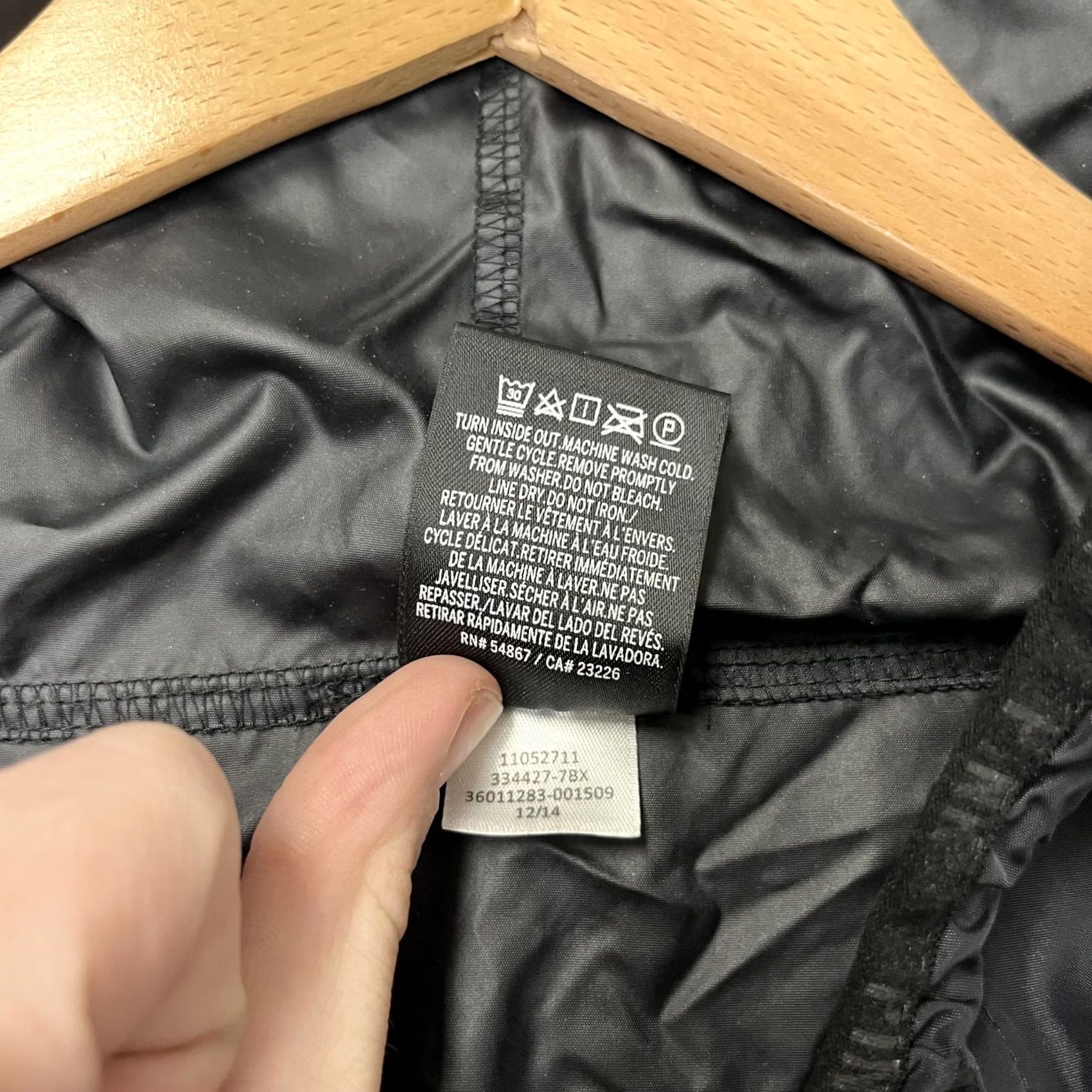 Vintage PINK Victoria'S Secret Windbreaker XS-S Black Nylon Jacket Size XS / US 0-2 / IT 36-38 - 5 Thumbnail
